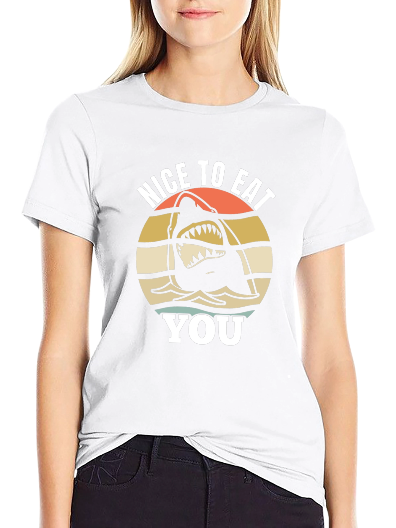 Nice to Eat You Shark Graphic Tee