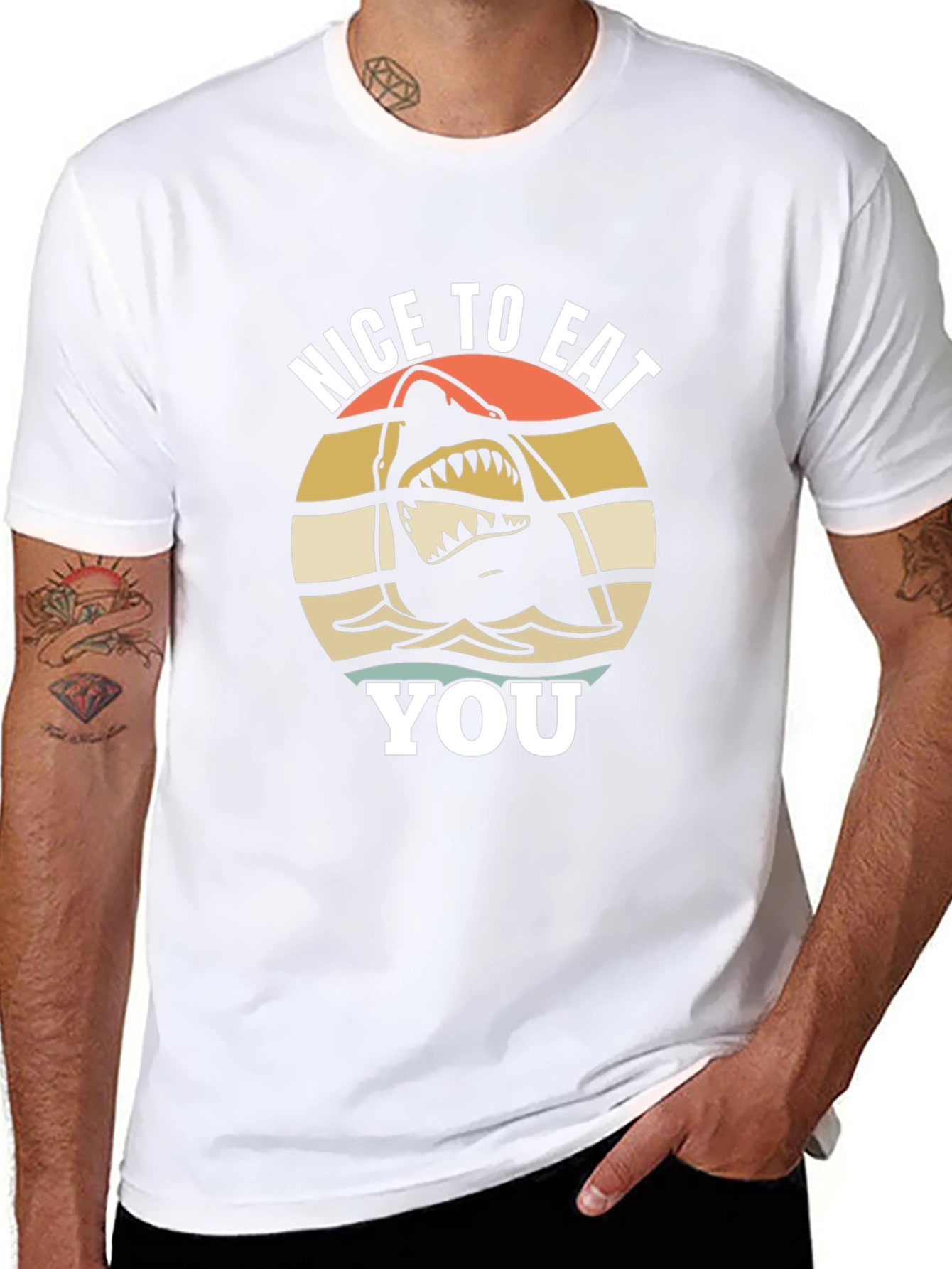 Nice to Eat You Shark Graphic Tee