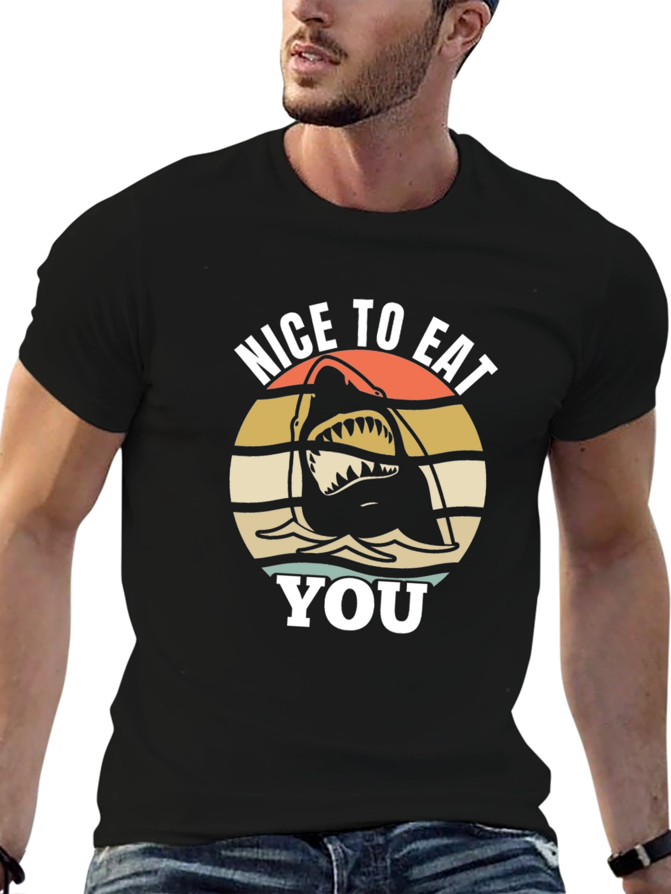 Nice to Eat You Shark Graphic Tee