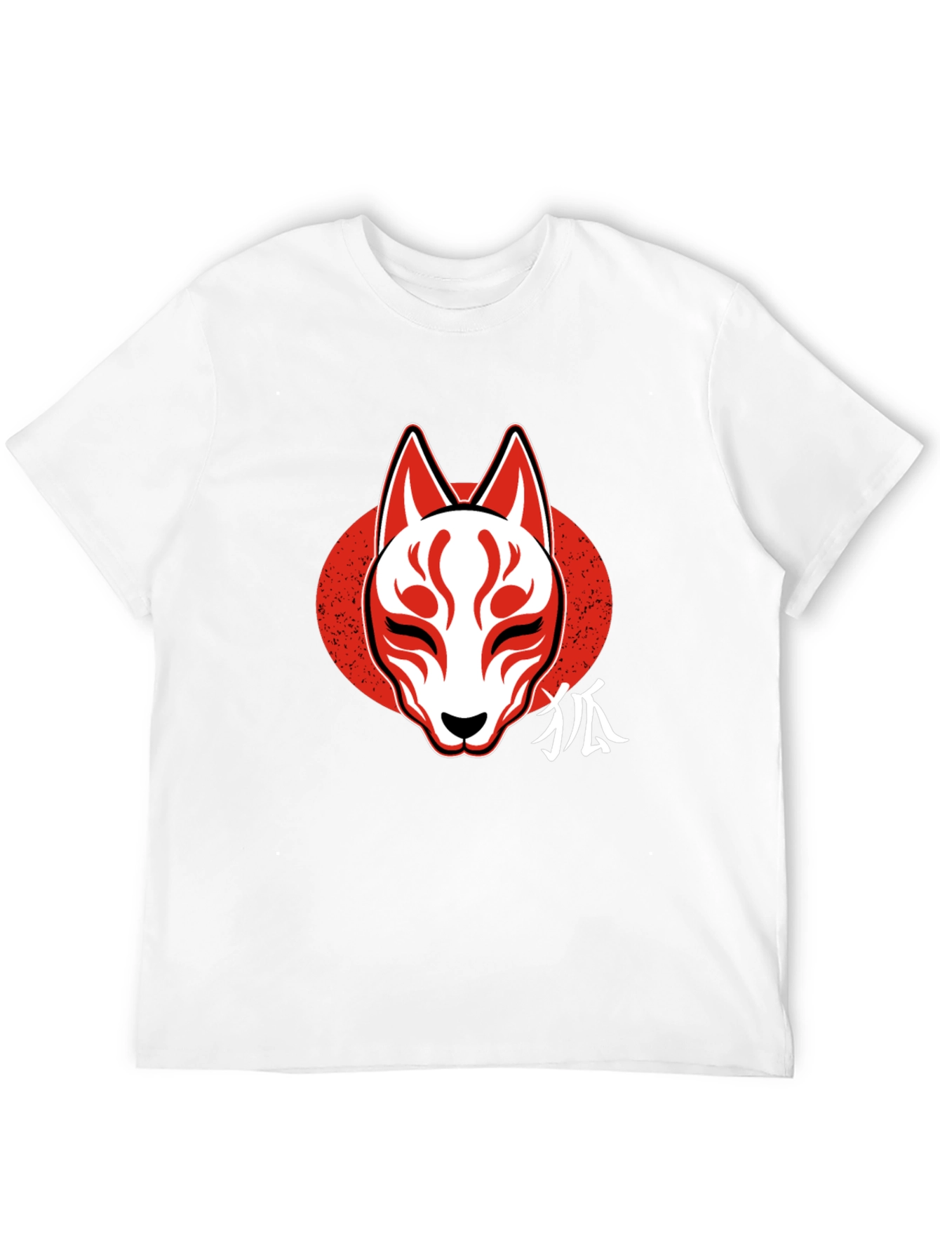 Fox Mask Graphic Tee - Mens Black T-Shirt