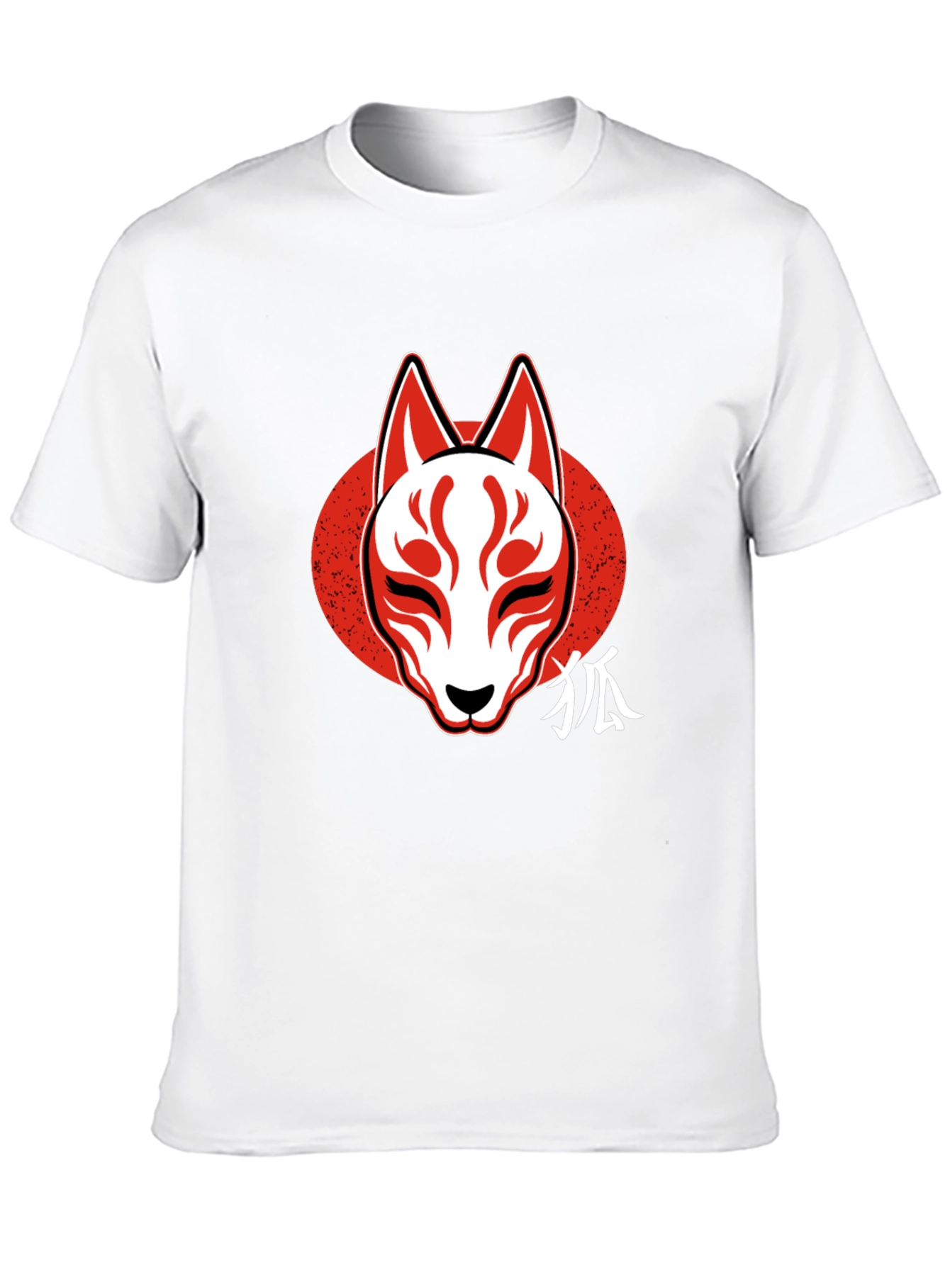 Fox Mask Graphic Tee - Mens Black T-Shirt