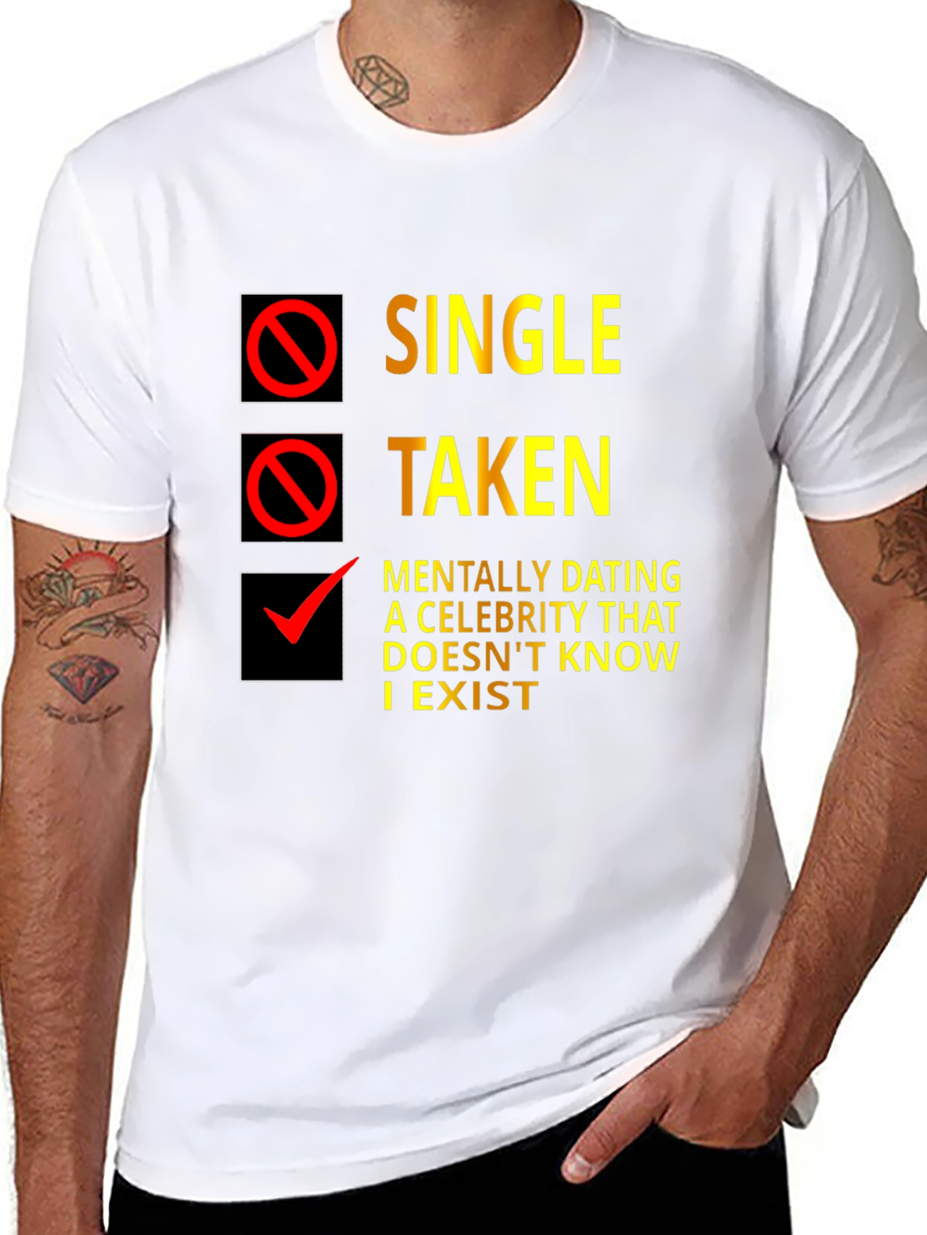 Single Taken T-Shirt - Funny Dating Status Tee