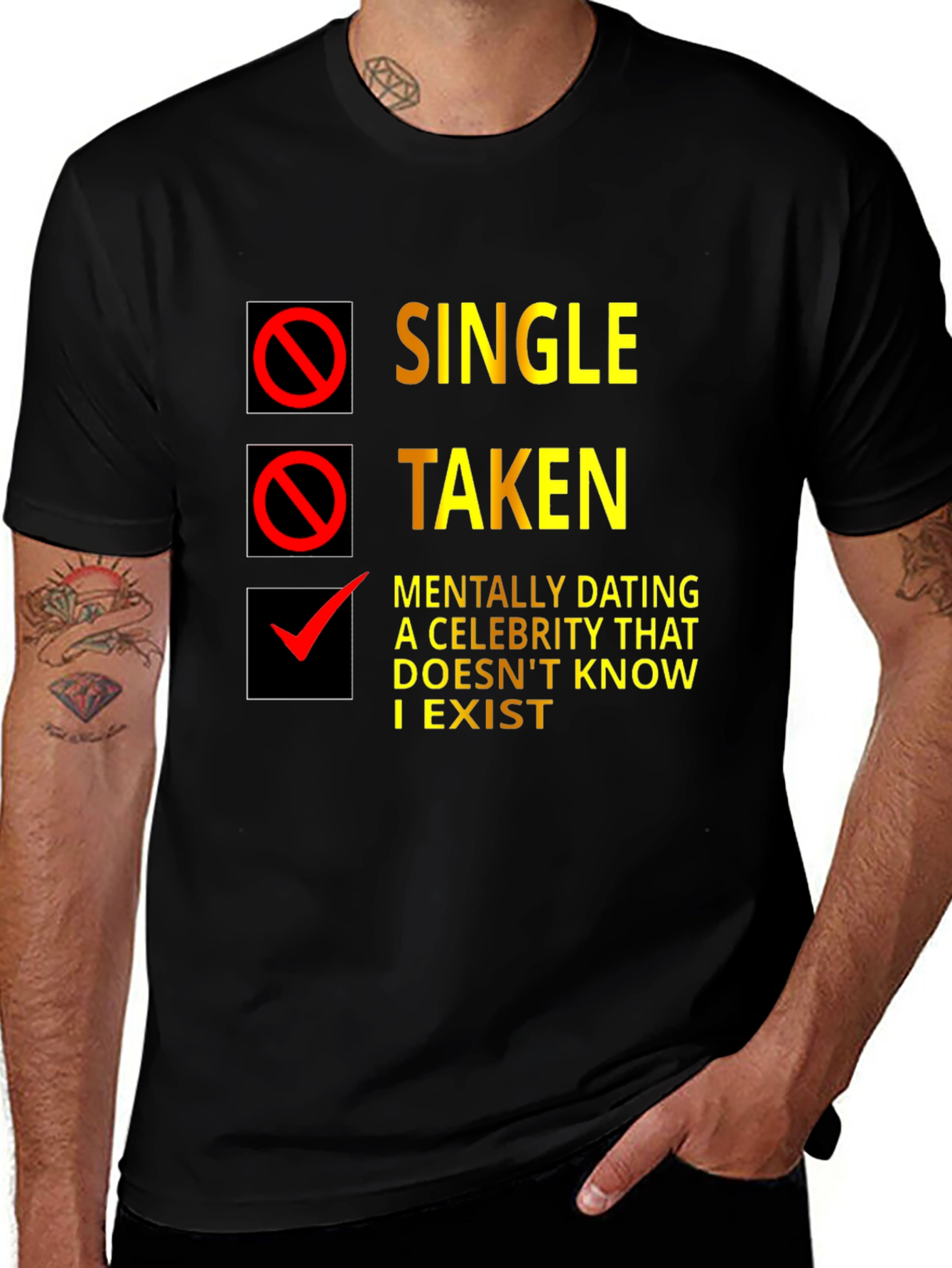 Single Taken T-Shirt - Funny Dating Status Tee