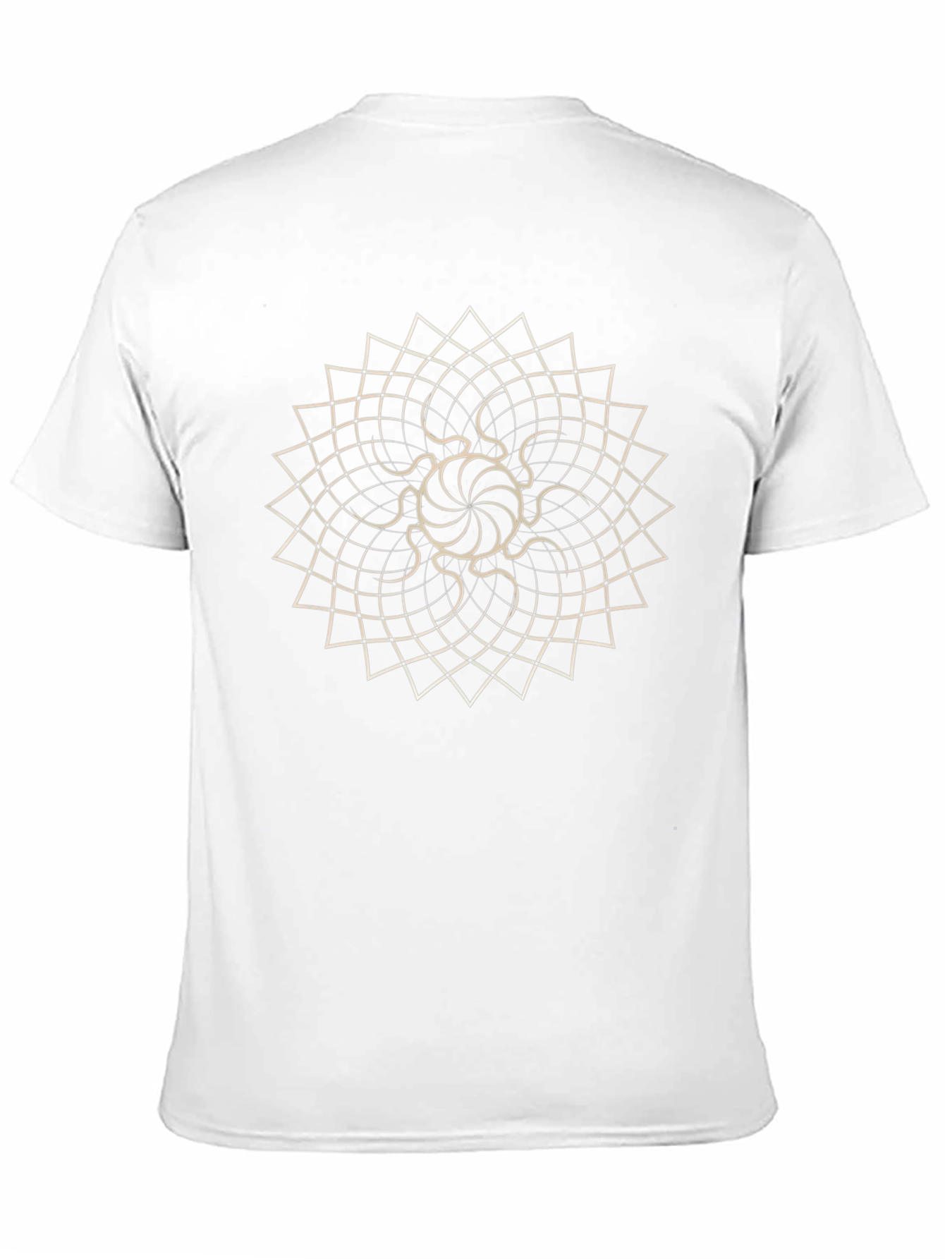 Geometric Mandala Black T-Shirt