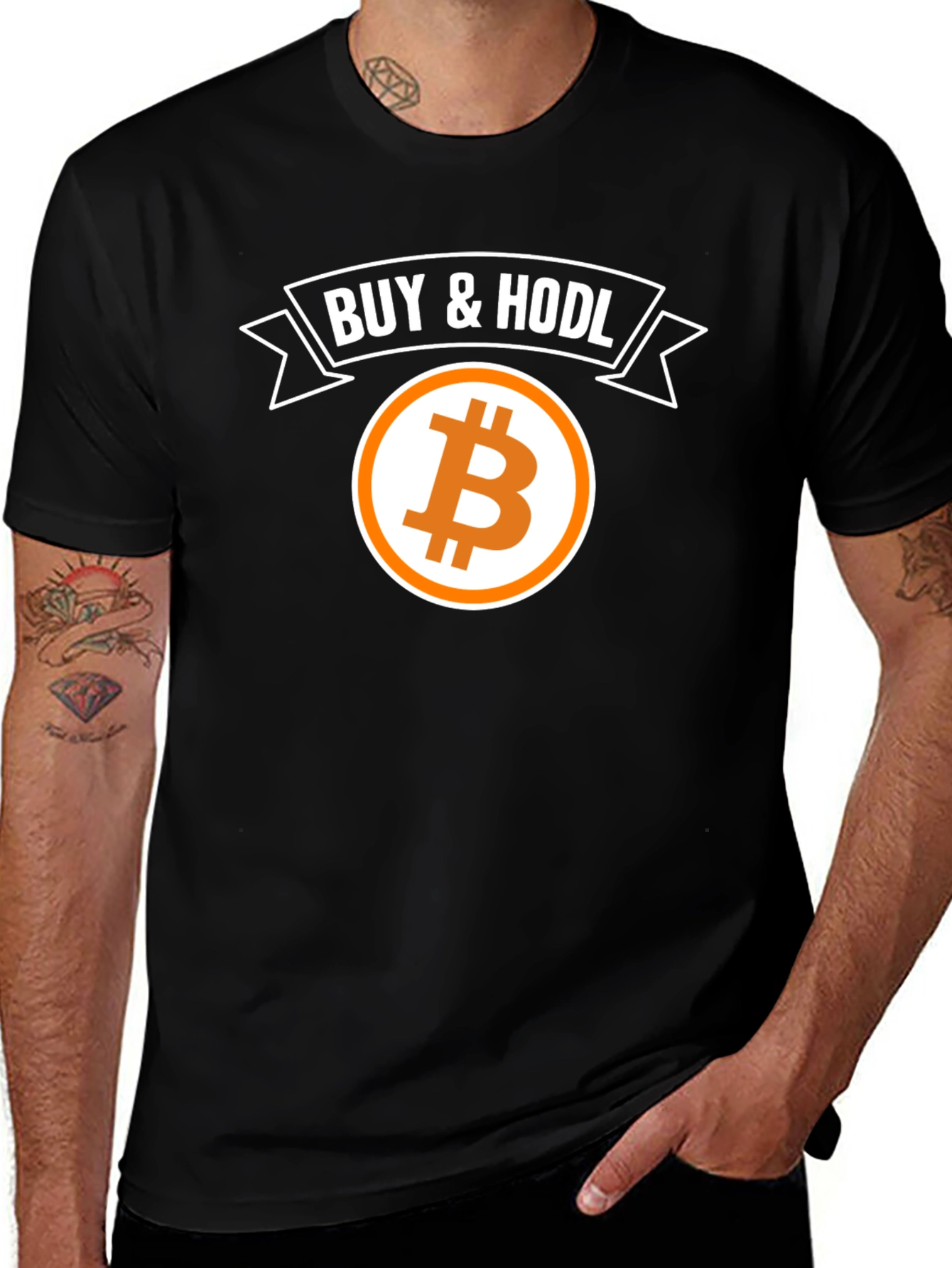 Buy & HODL Bitcoin T-Shirt Crypto BTC