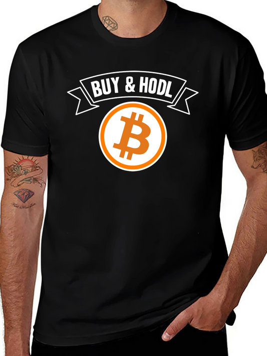 Buy & HODL Bitcoin T-Shirt Crypto BTC
