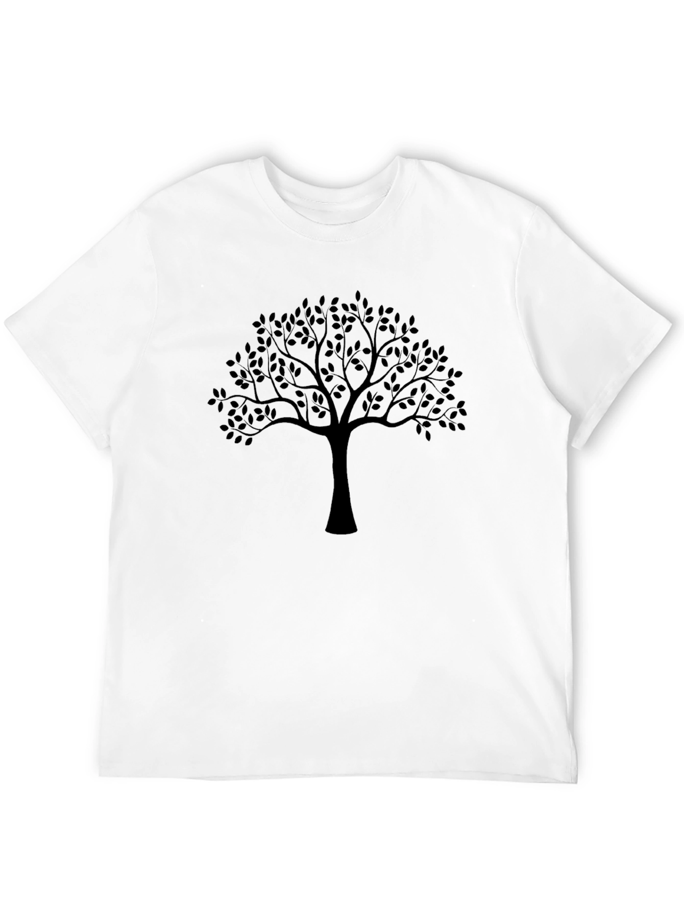 Black Tree Graphic Tee - Stylish Casual Comfort