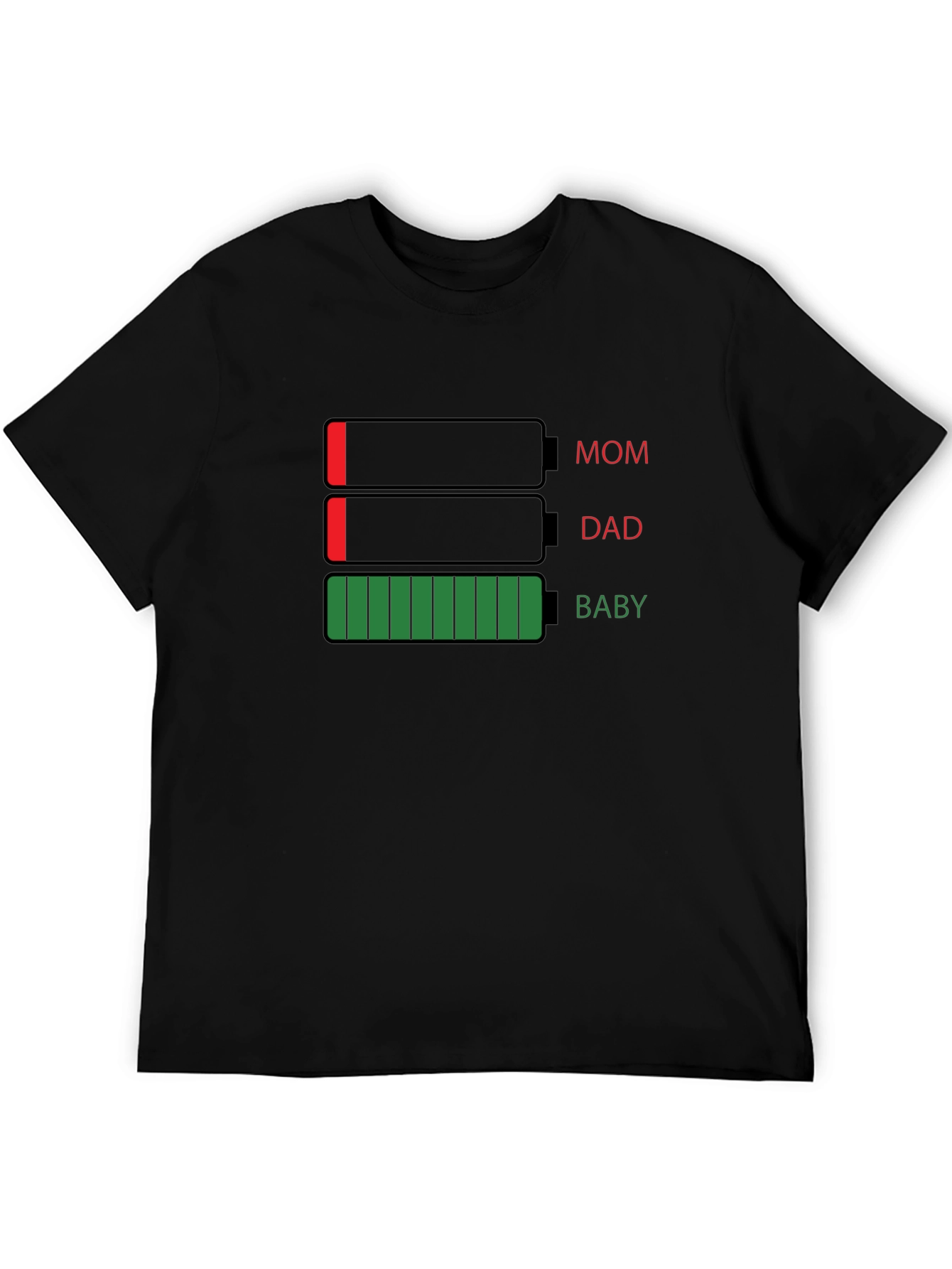 Funny Family Battery Low T-Shirt