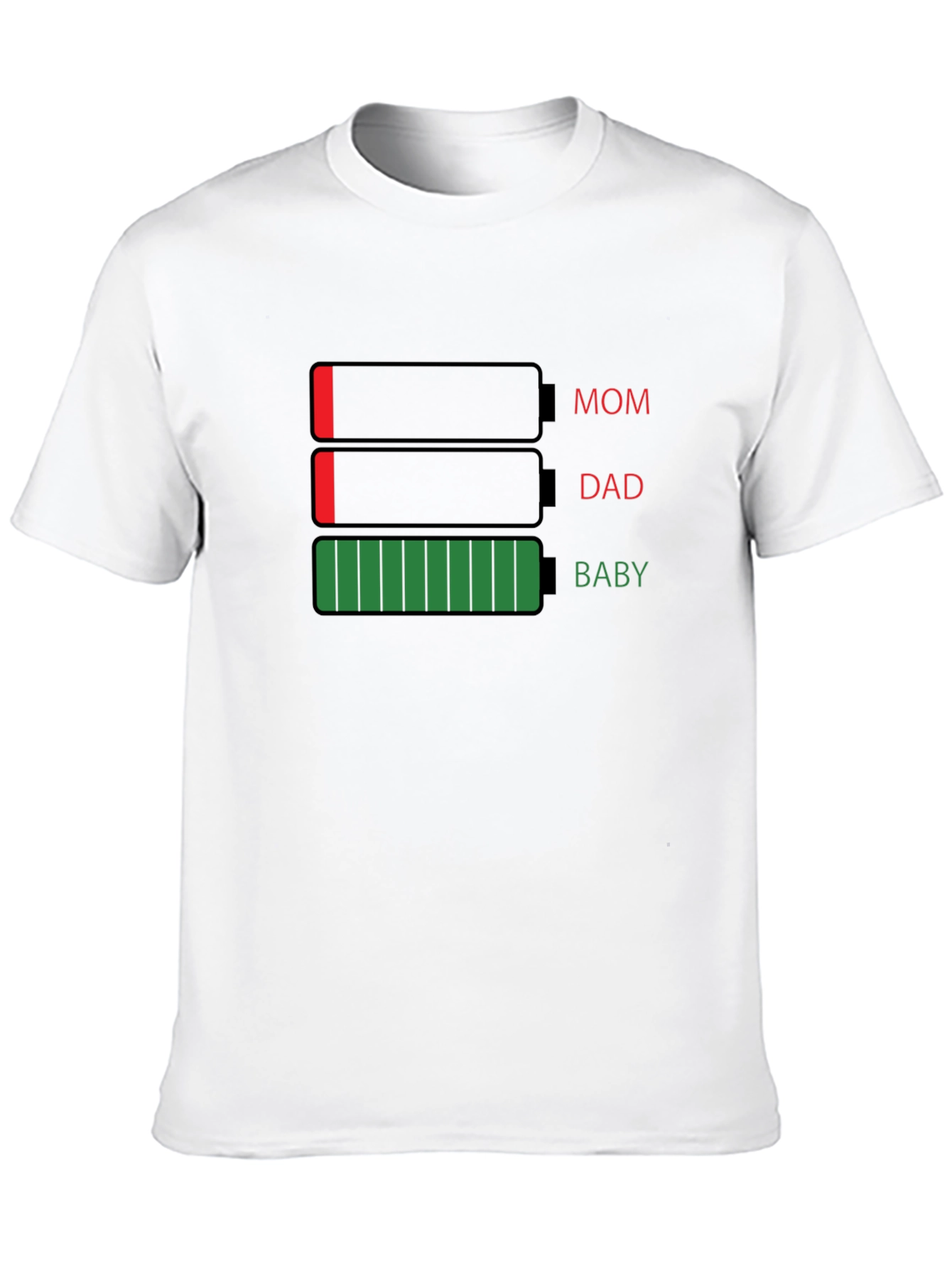 Funny Family Battery Low T-Shirt