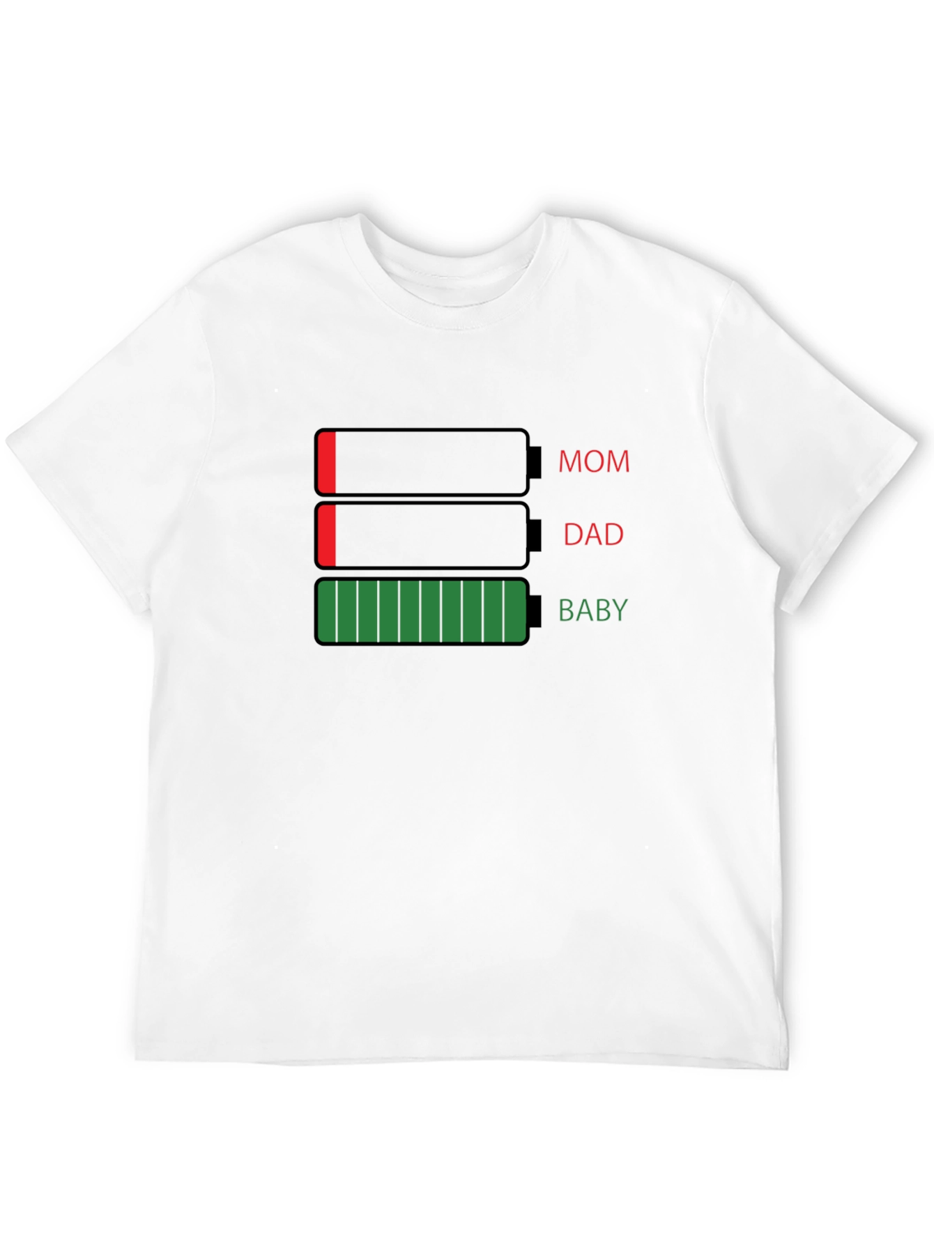 Funny Family Battery Low T-Shirt