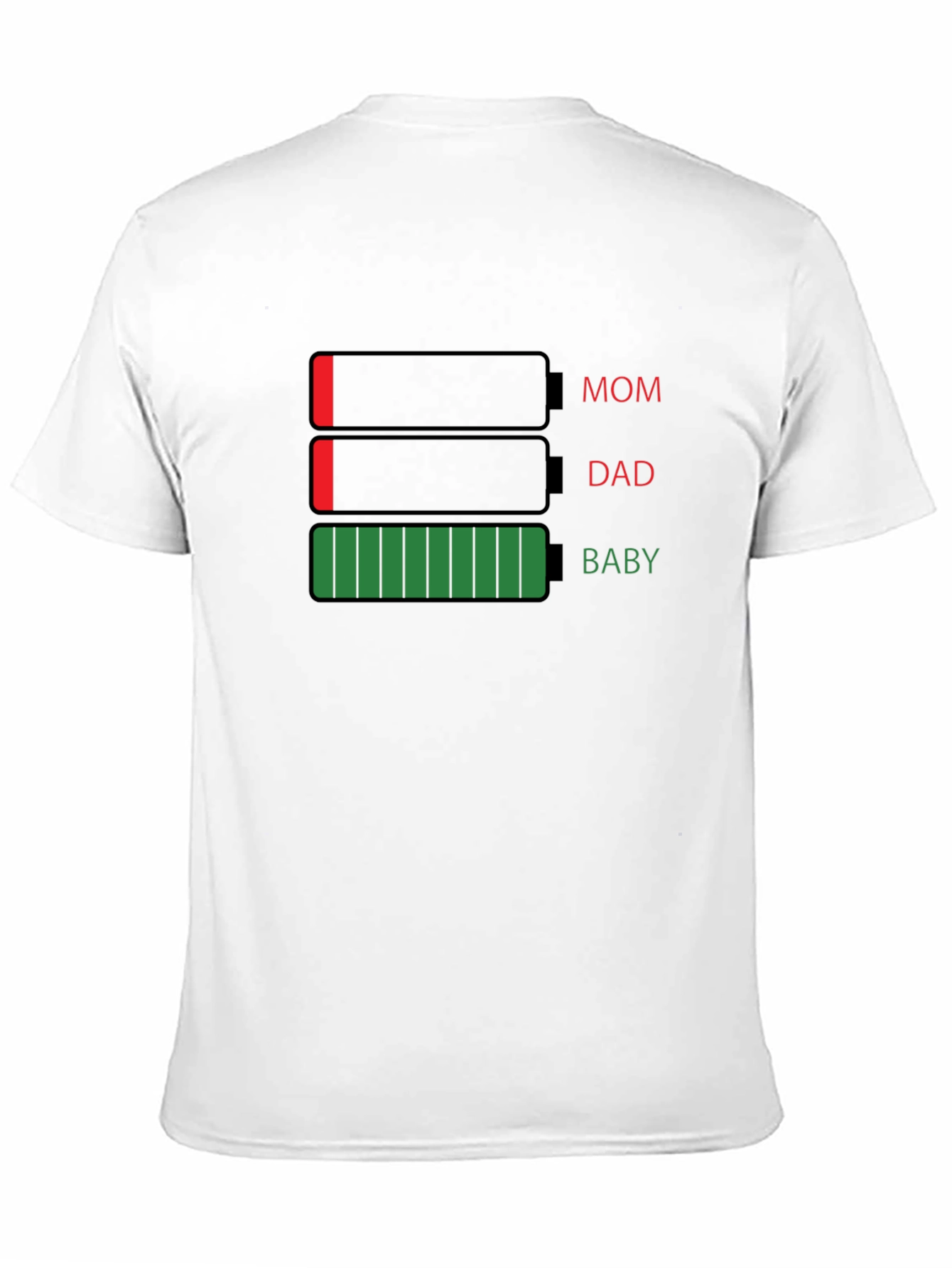 Funny Family Battery Low T-Shirt