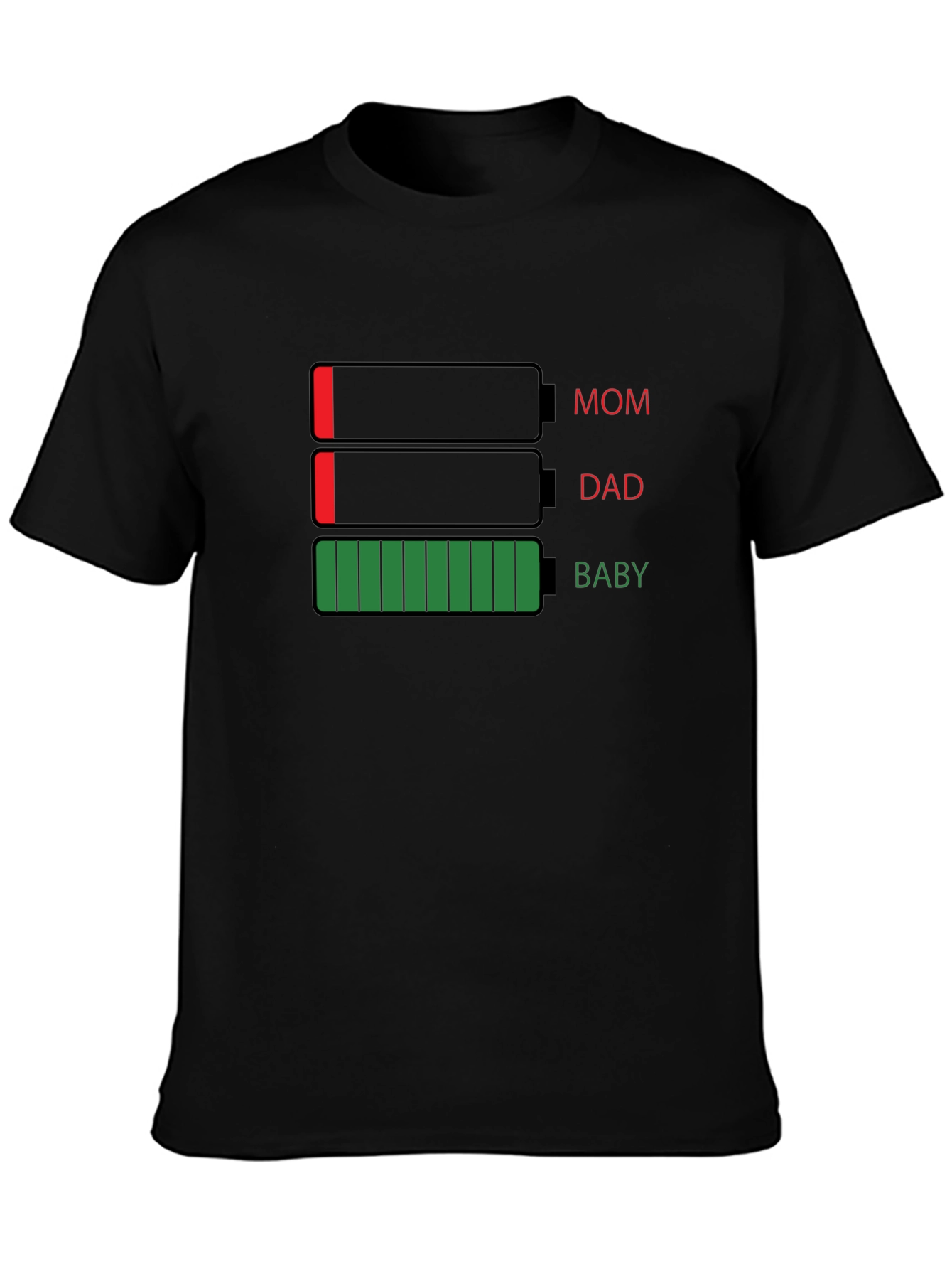 Funny Family Battery Low T-Shirt