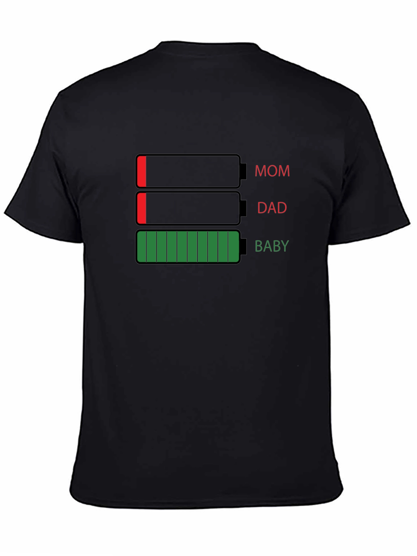 Funny Family Battery Low T-Shirt