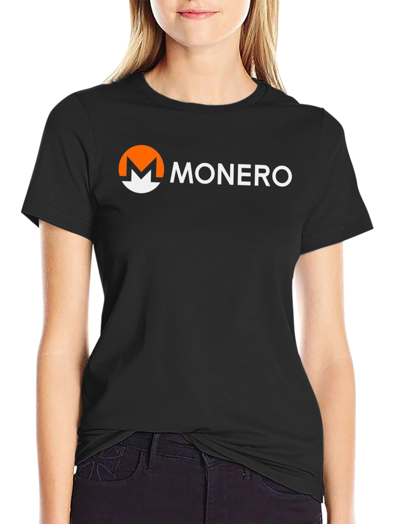 Monero Logo T-Shirt - Black Crypto Tee
