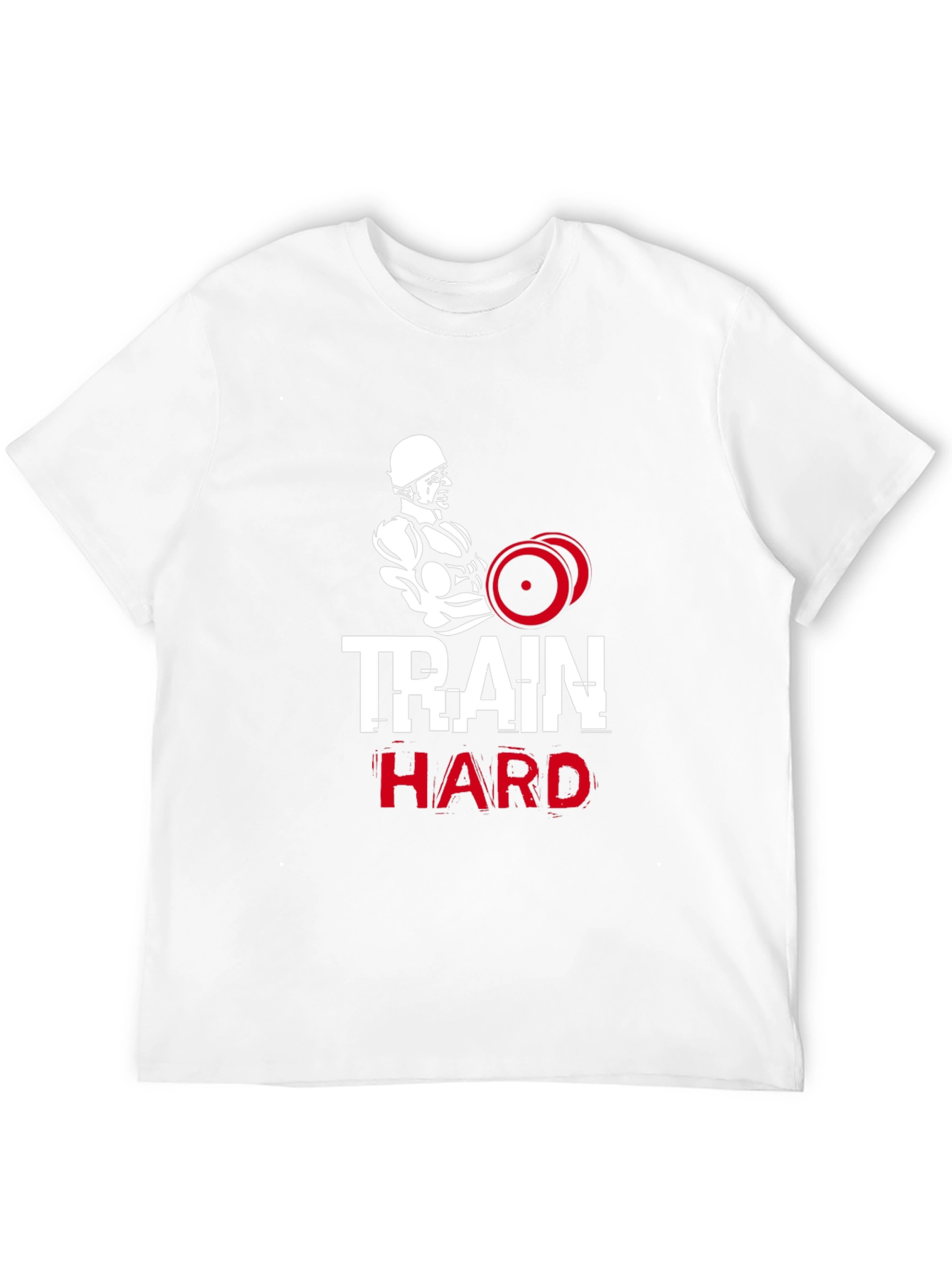 Train Hard Graphic Tee - Fitness Apparel