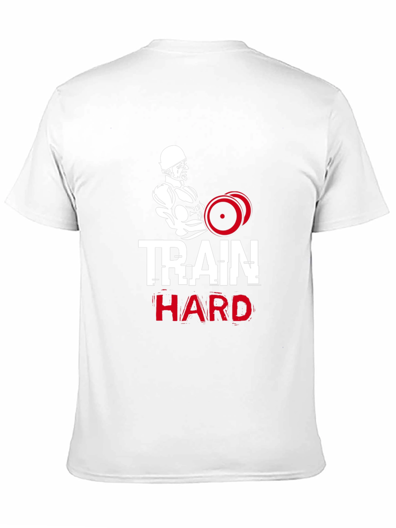 Train Hard Graphic Tee - Fitness Apparel