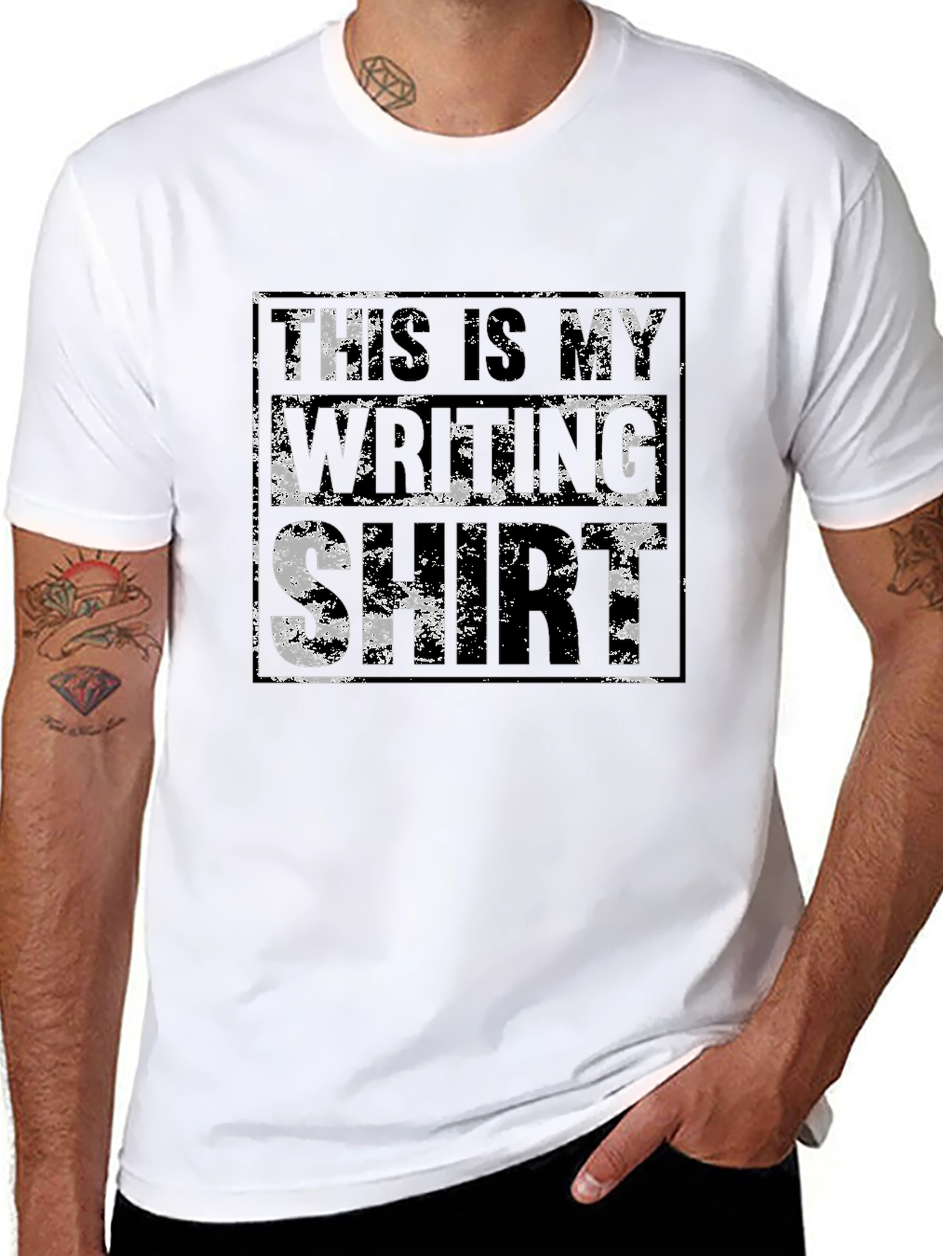 This Is My Writing Shirt - Novelty Graphic Tee