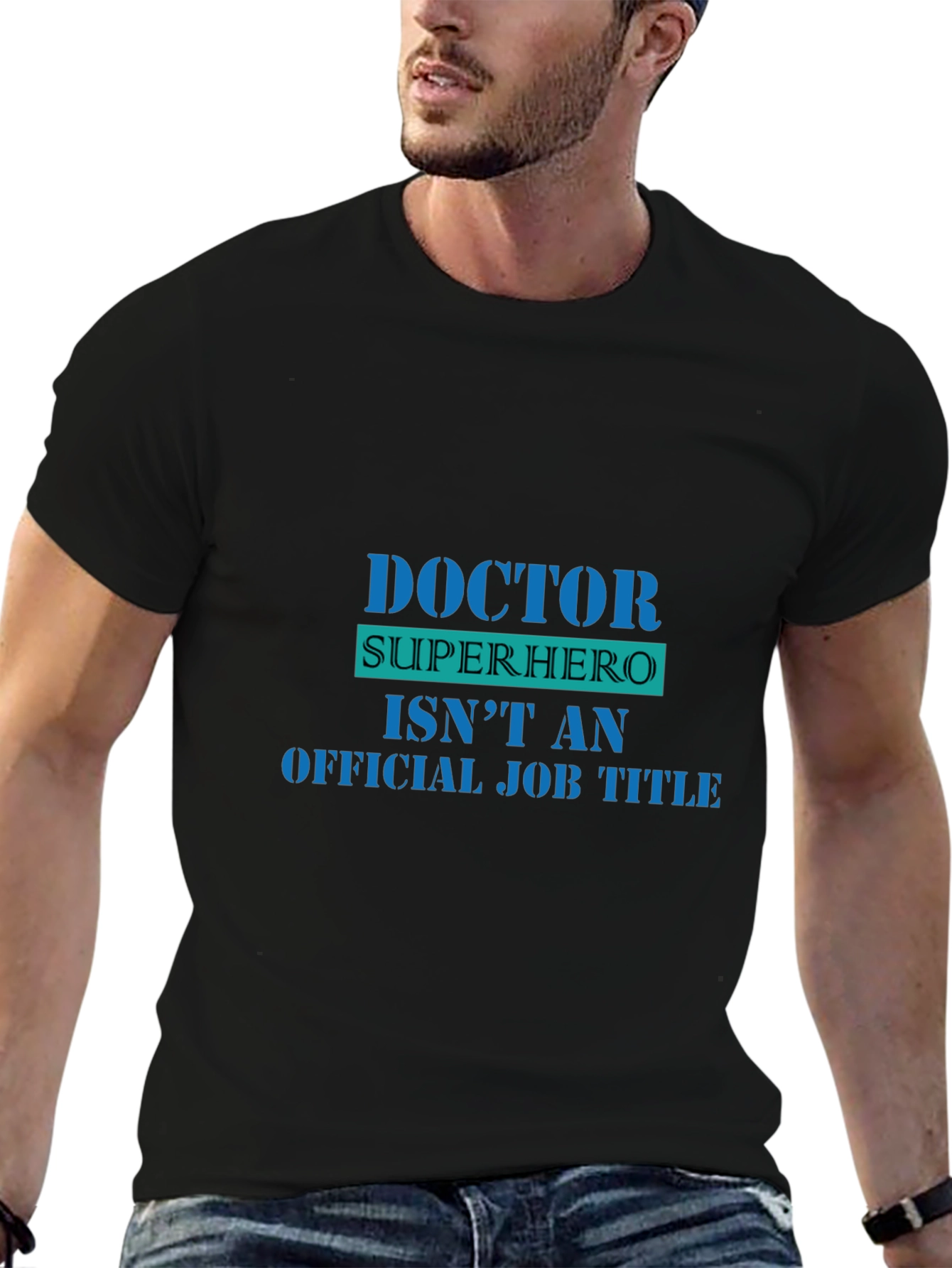 Doctor Superhero Funny Graphic Tee