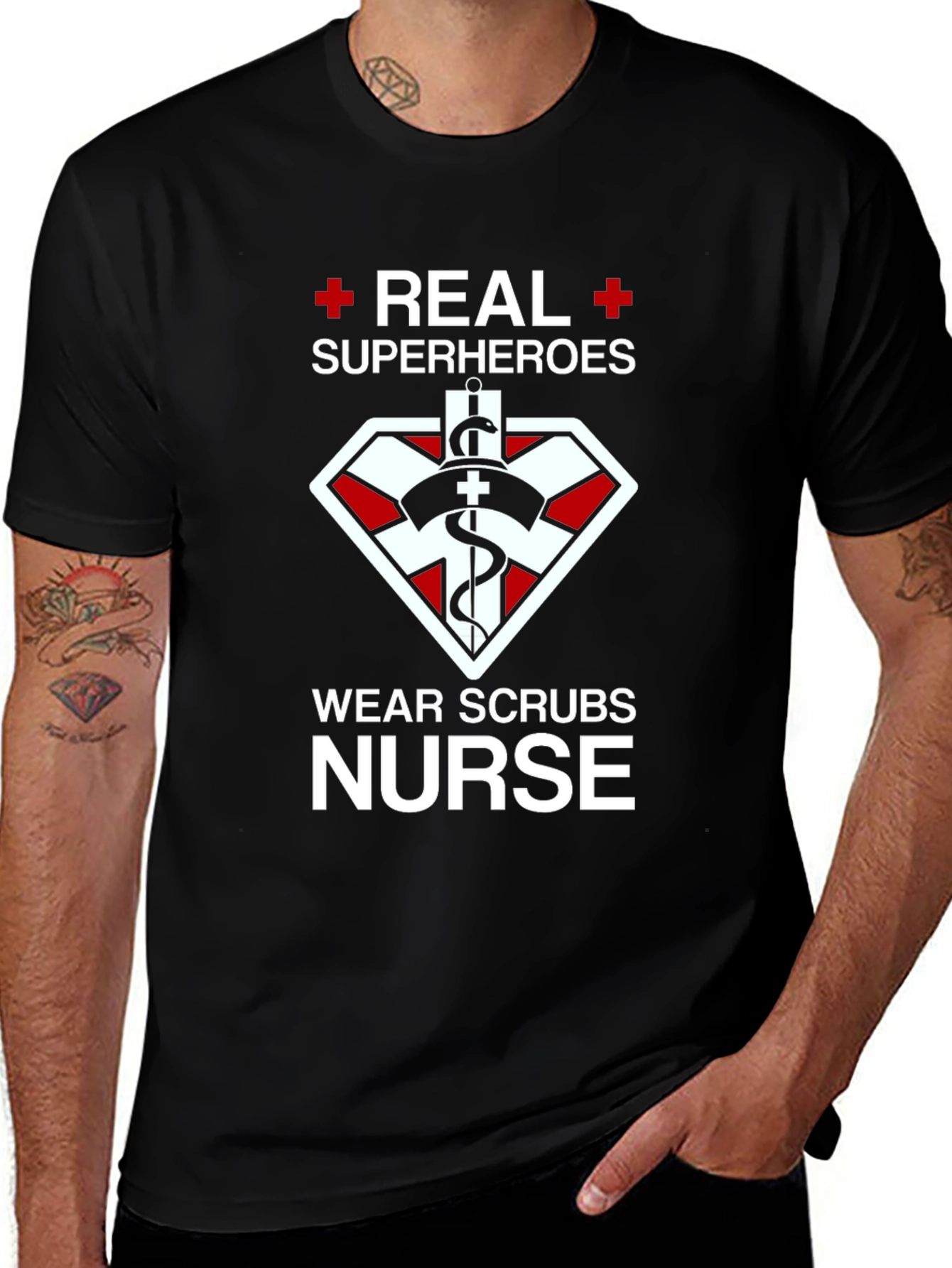 Real Superheroes Nurse T-Shirt
