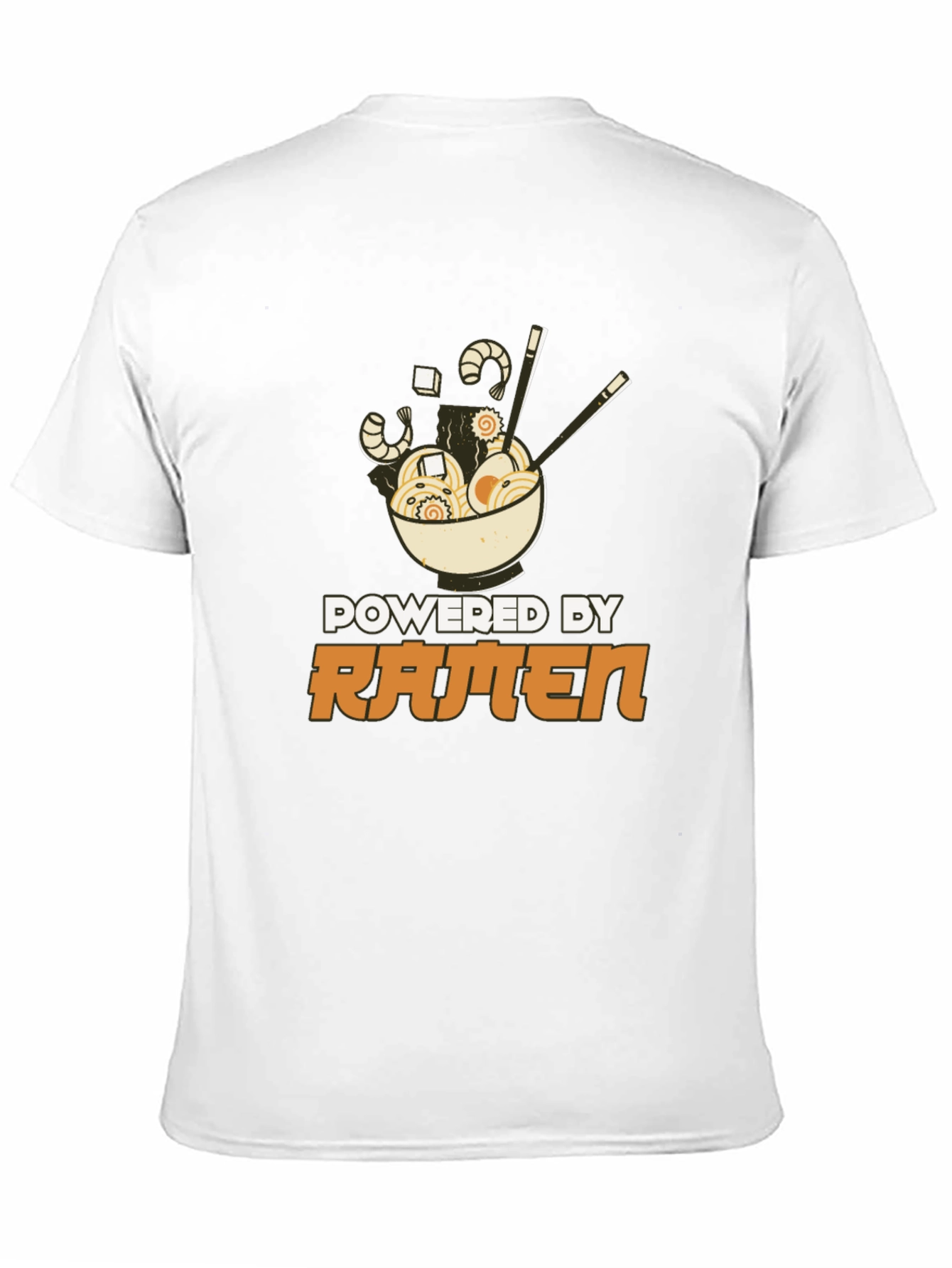 Powered By Ramen T-Shirt - Black Graphic Tee