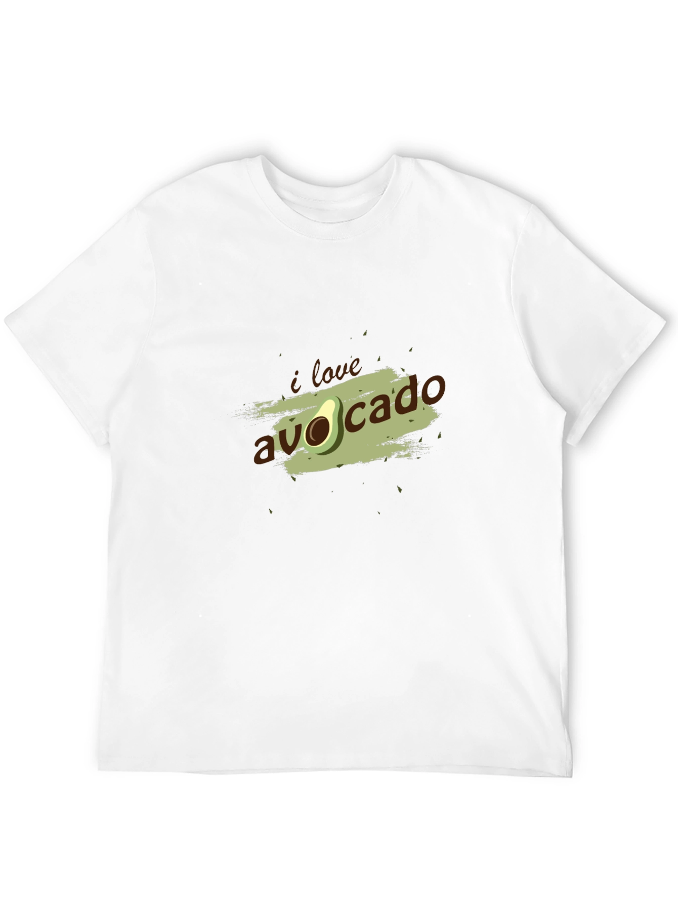 I Love Avocado Graphic T-Shirt - Trendy Casual Tee