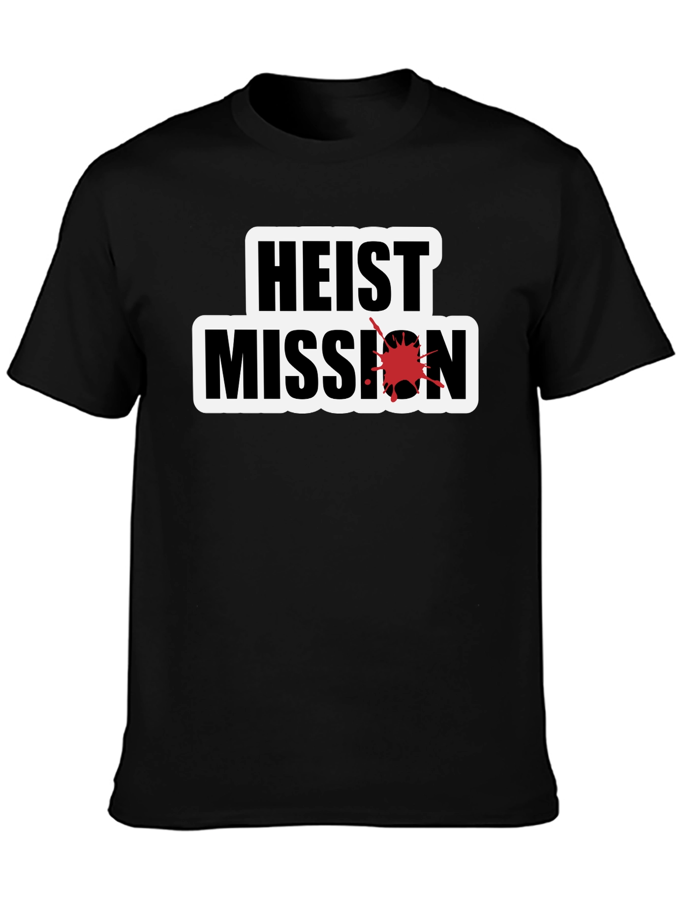 Heist Mission Graphic Tee - Black