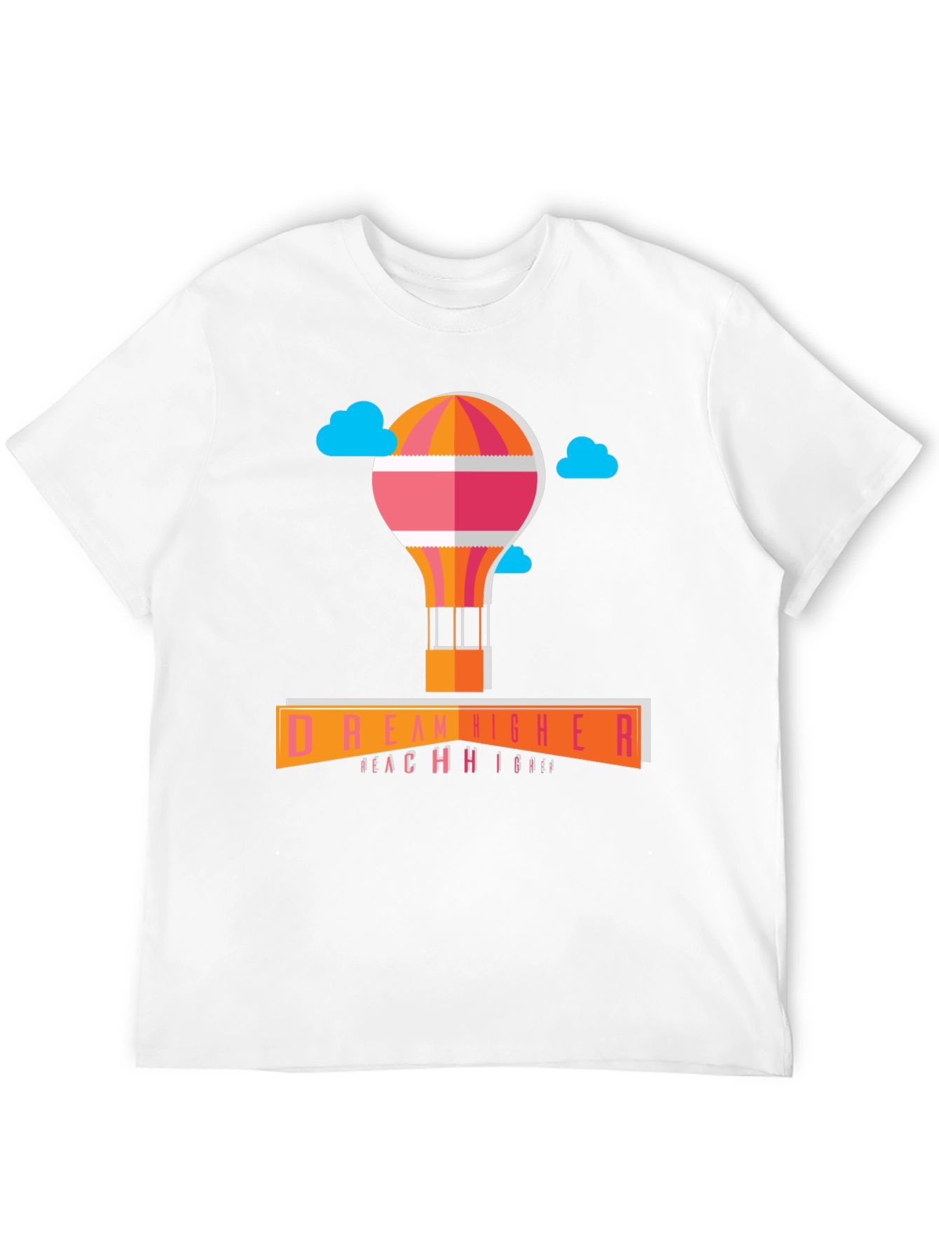 Dream Higher Graphic Tee - Modern Black T-Shirt