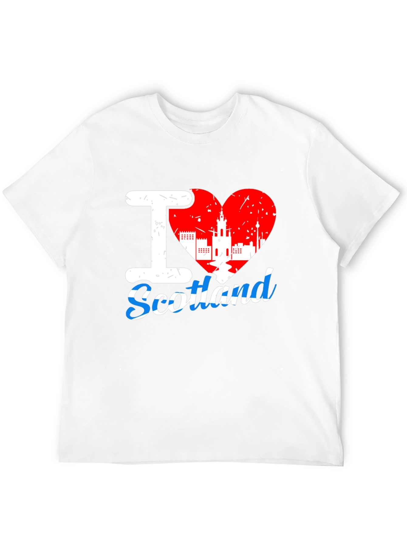I Heart Scotland Black T-Shirt