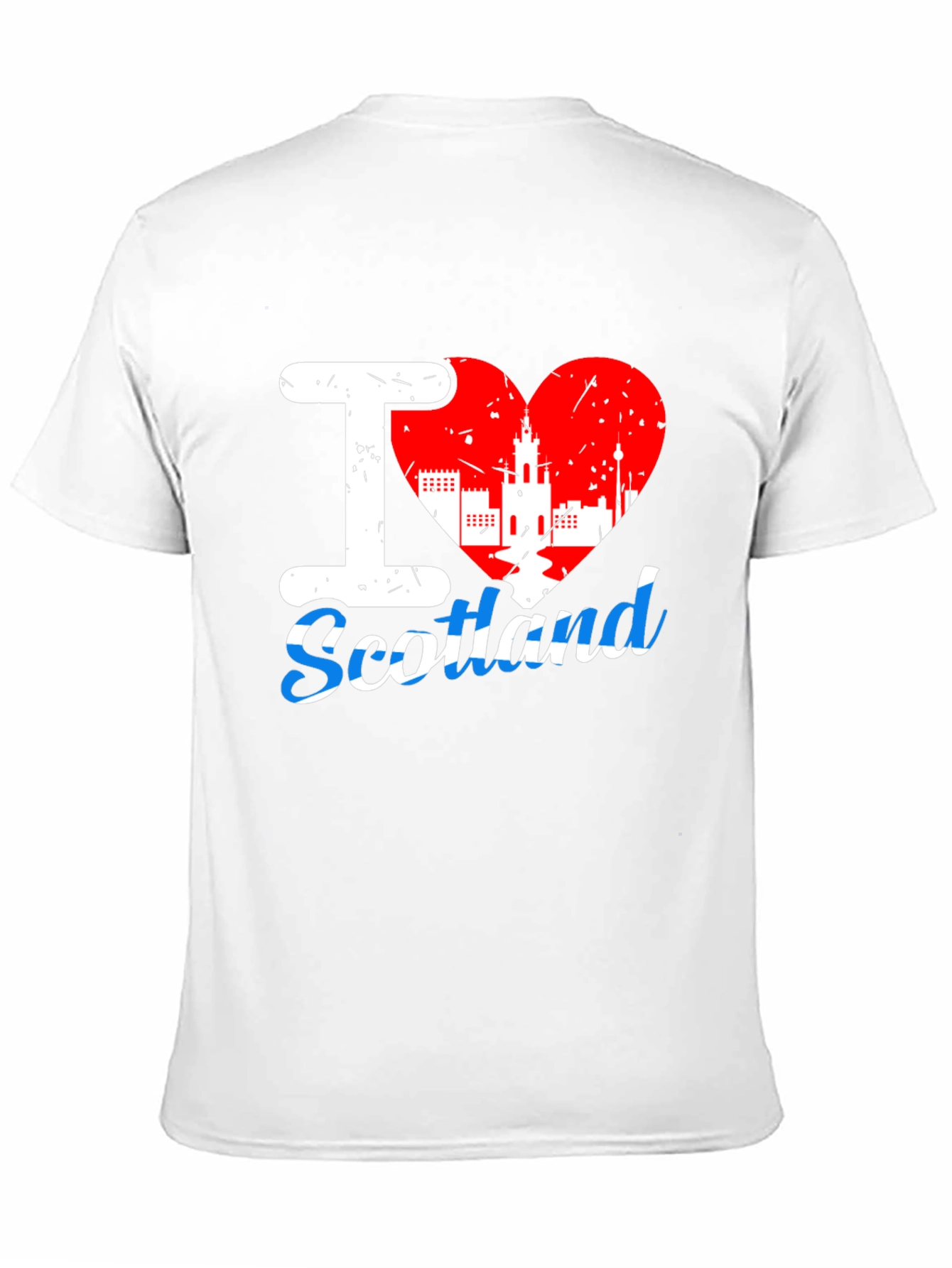 I Heart Scotland Black T-Shirt