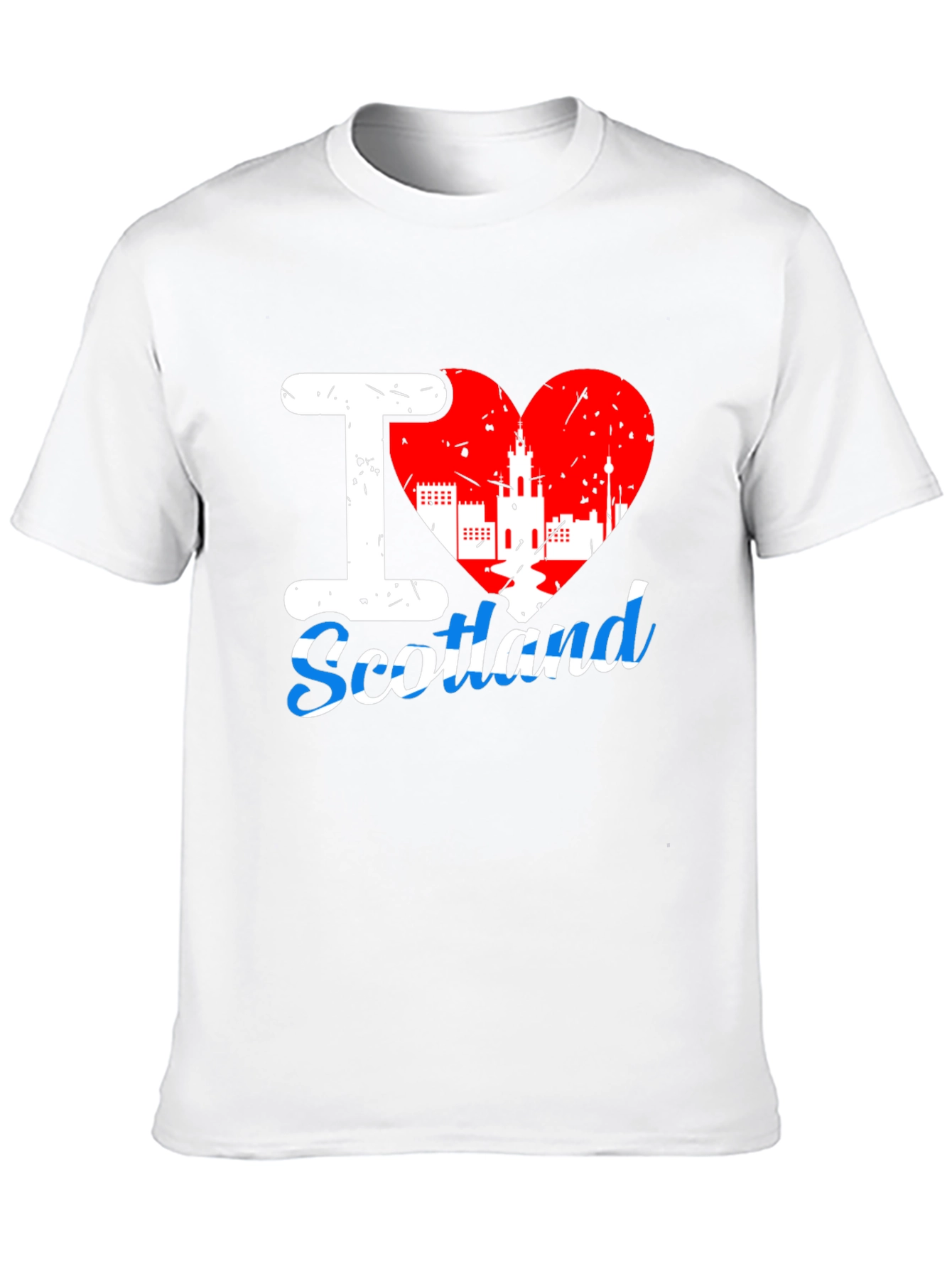 I Heart Scotland Black T-Shirt