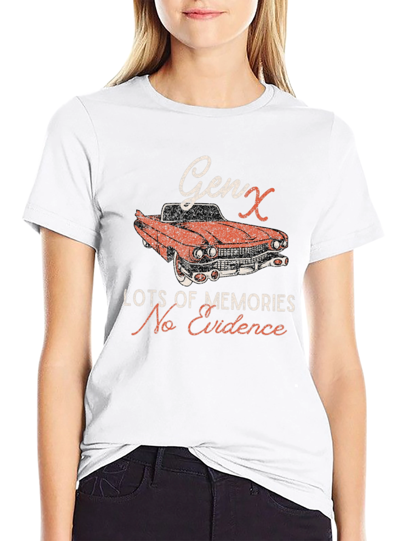 Gen X Car Graphic Tee - Retro Memories
