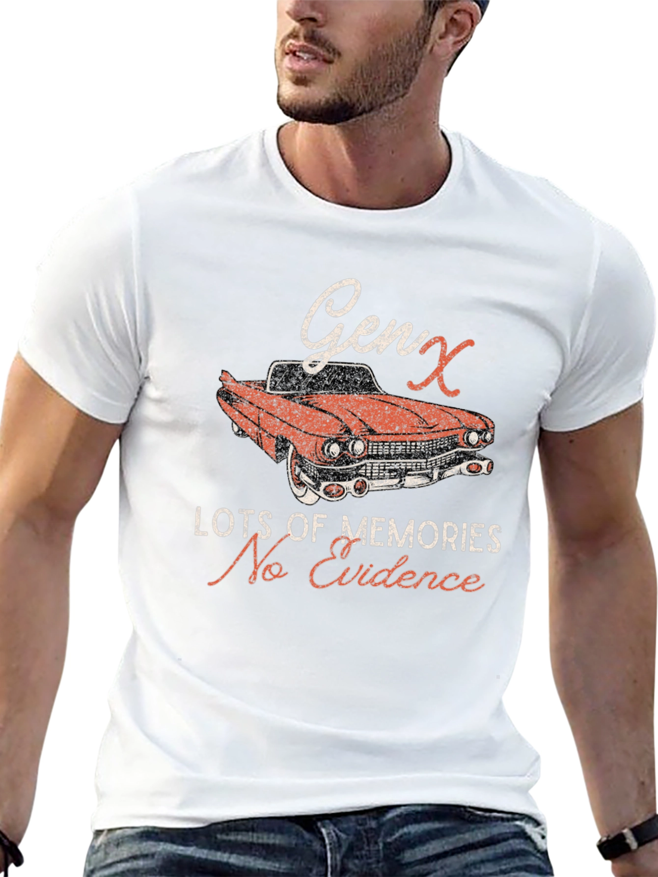 Gen X Car Graphic Tee - Retro Memories