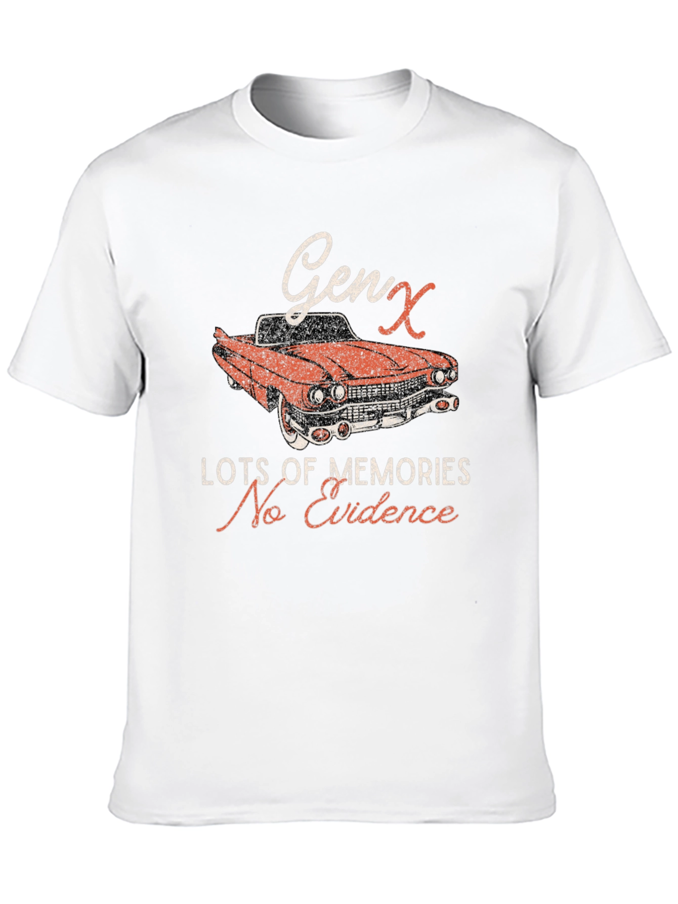 Gen X Car Graphic Tee - Retro Memories