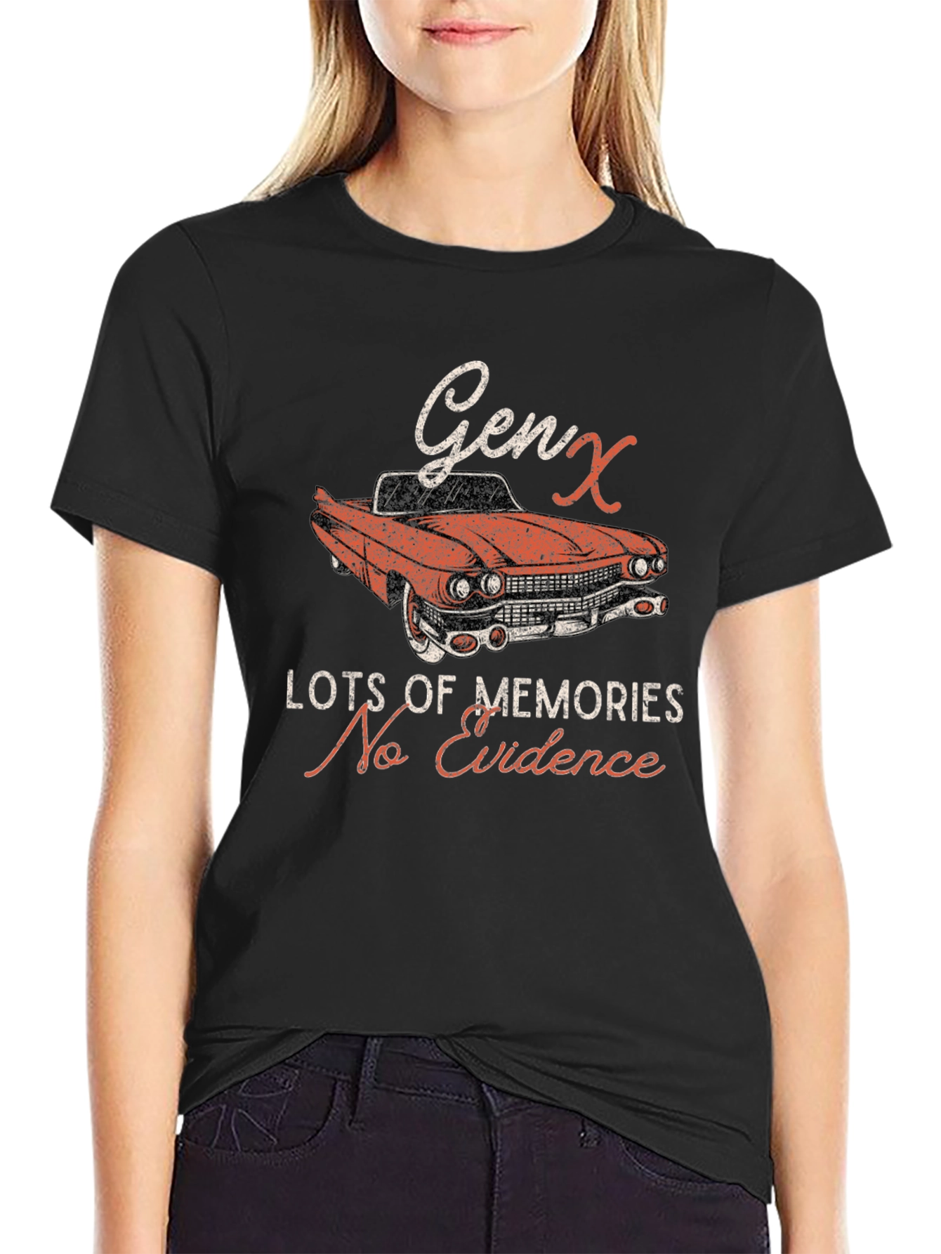 Gen X Car Graphic Tee - Retro Memories