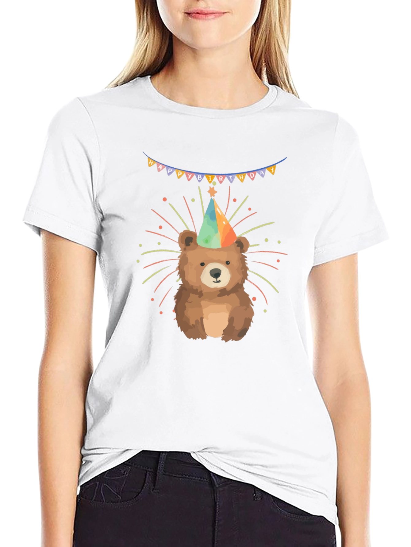 Birthday Bear Tee - Cute Celebration Shirt