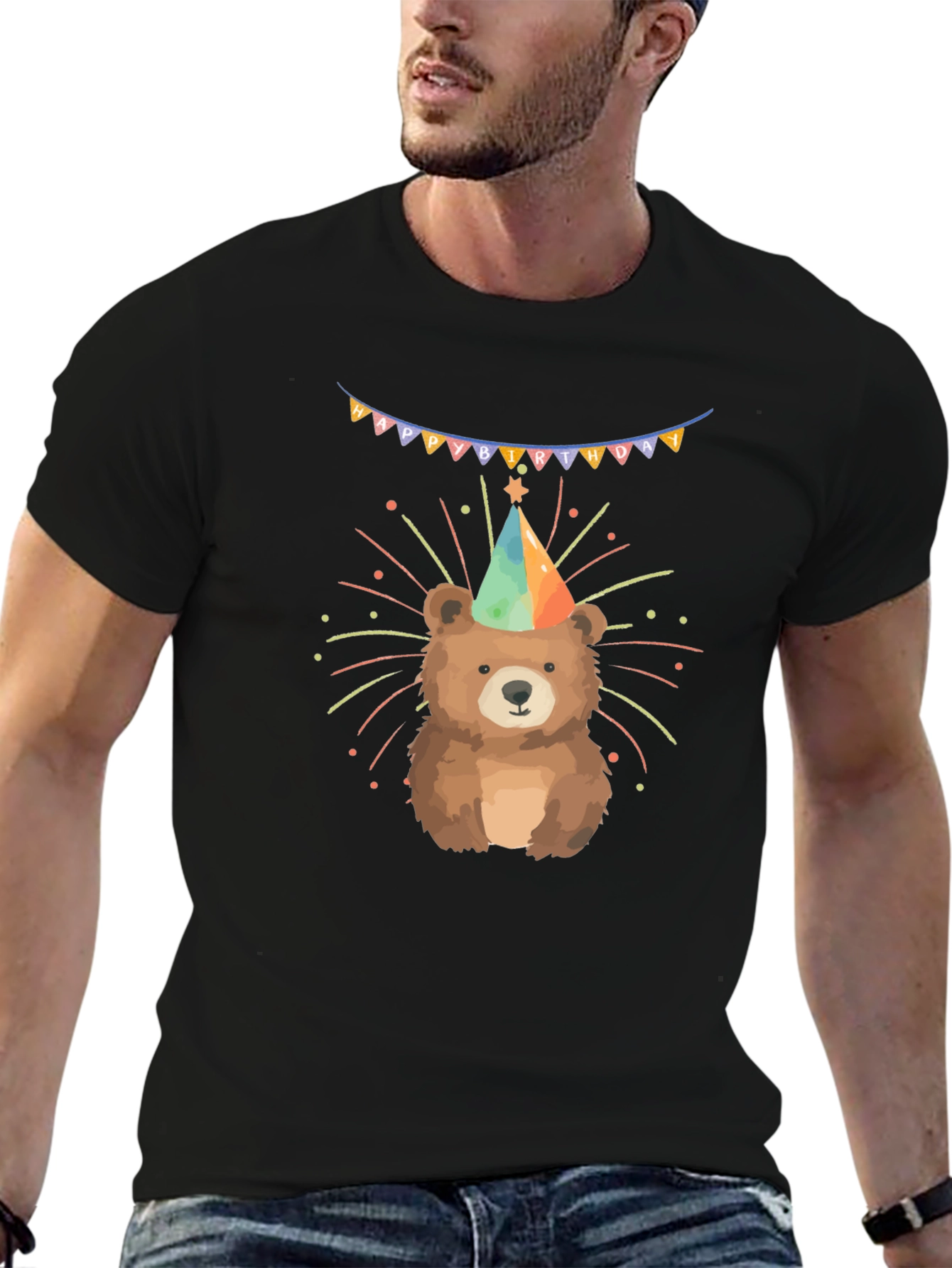 Birthday Bear Tee - Cute Celebration Shirt