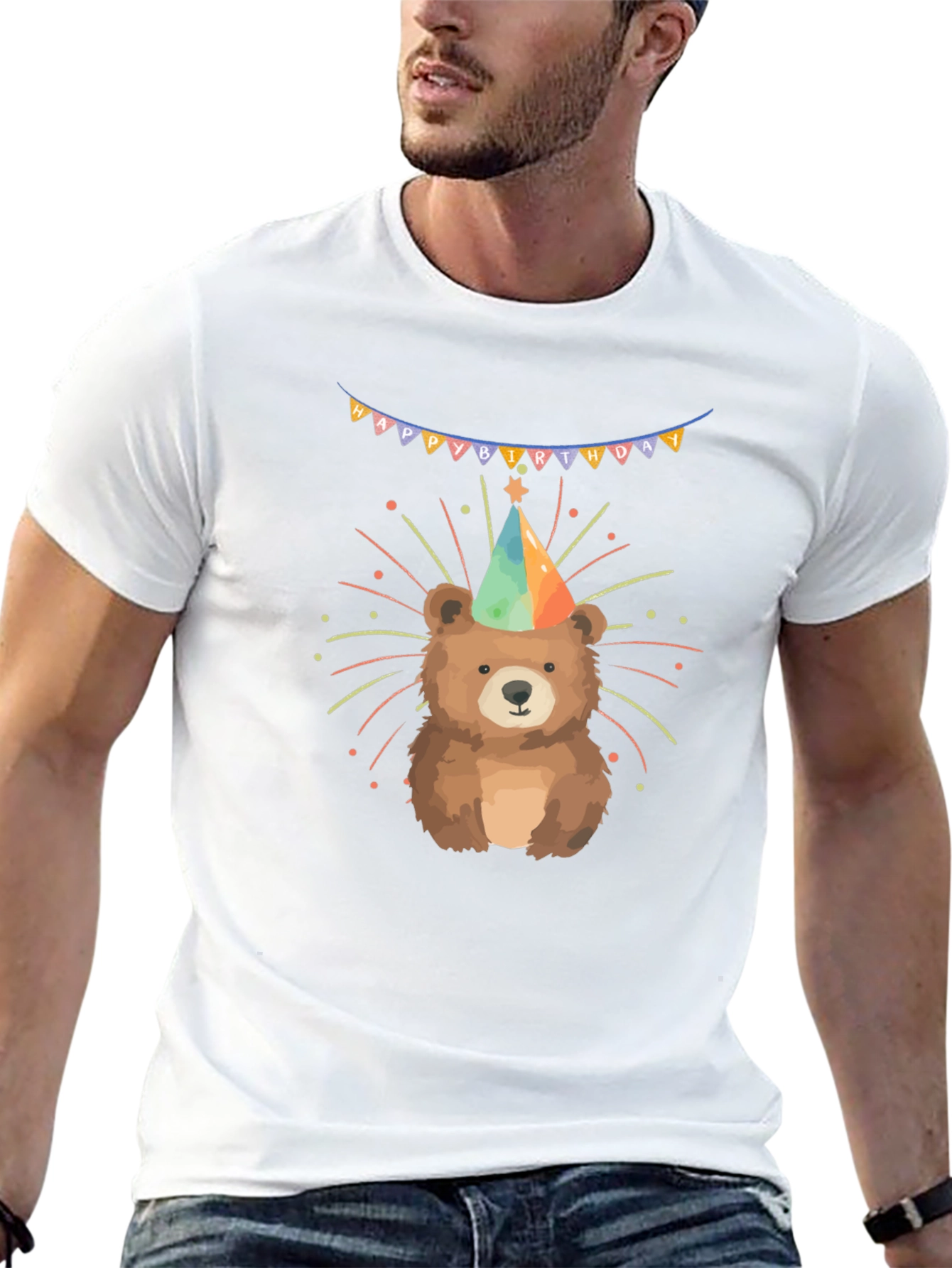 Birthday Bear Tee - Cute Celebration Shirt