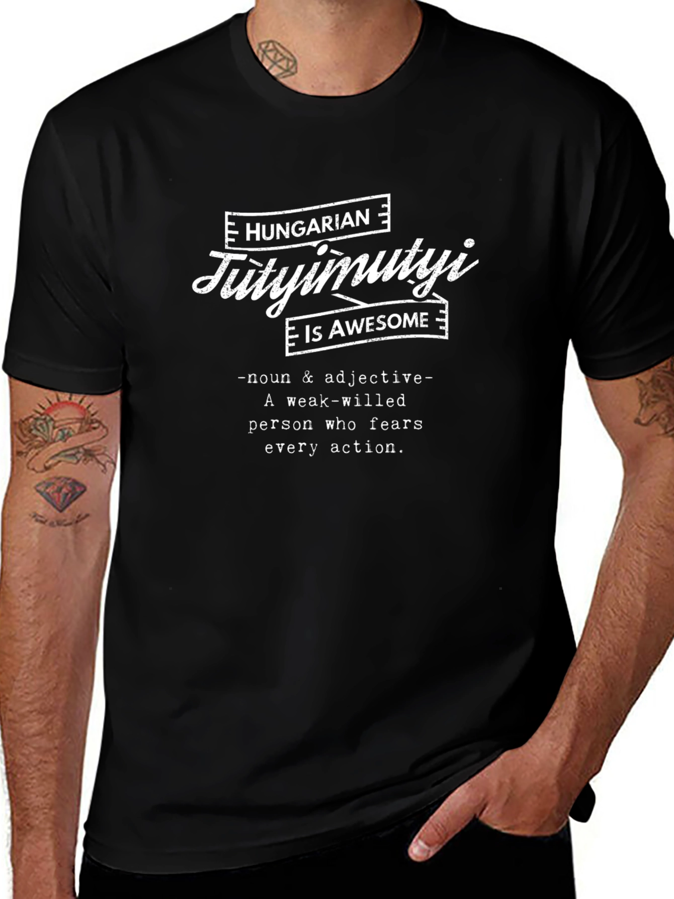 Hungarian Tutyimutyi Graphic T-Shirt - Funny Definition Tee