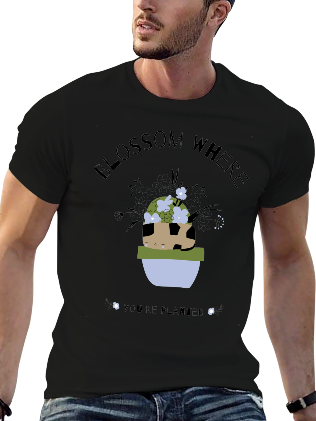 Blossom Where Youre Planted Graphic Tee