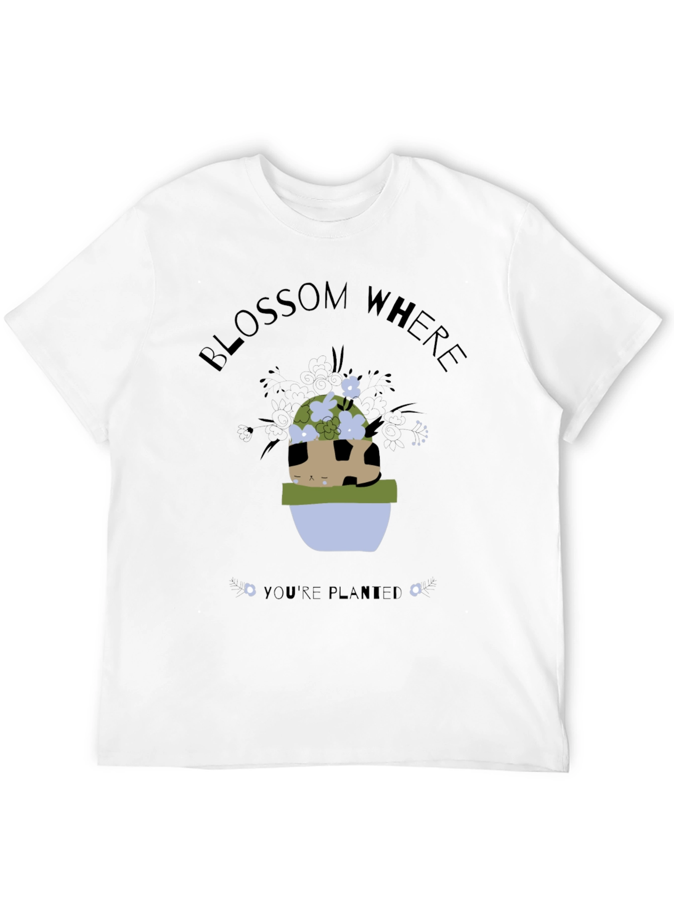 Blossom Where Youre Planted Graphic Tee