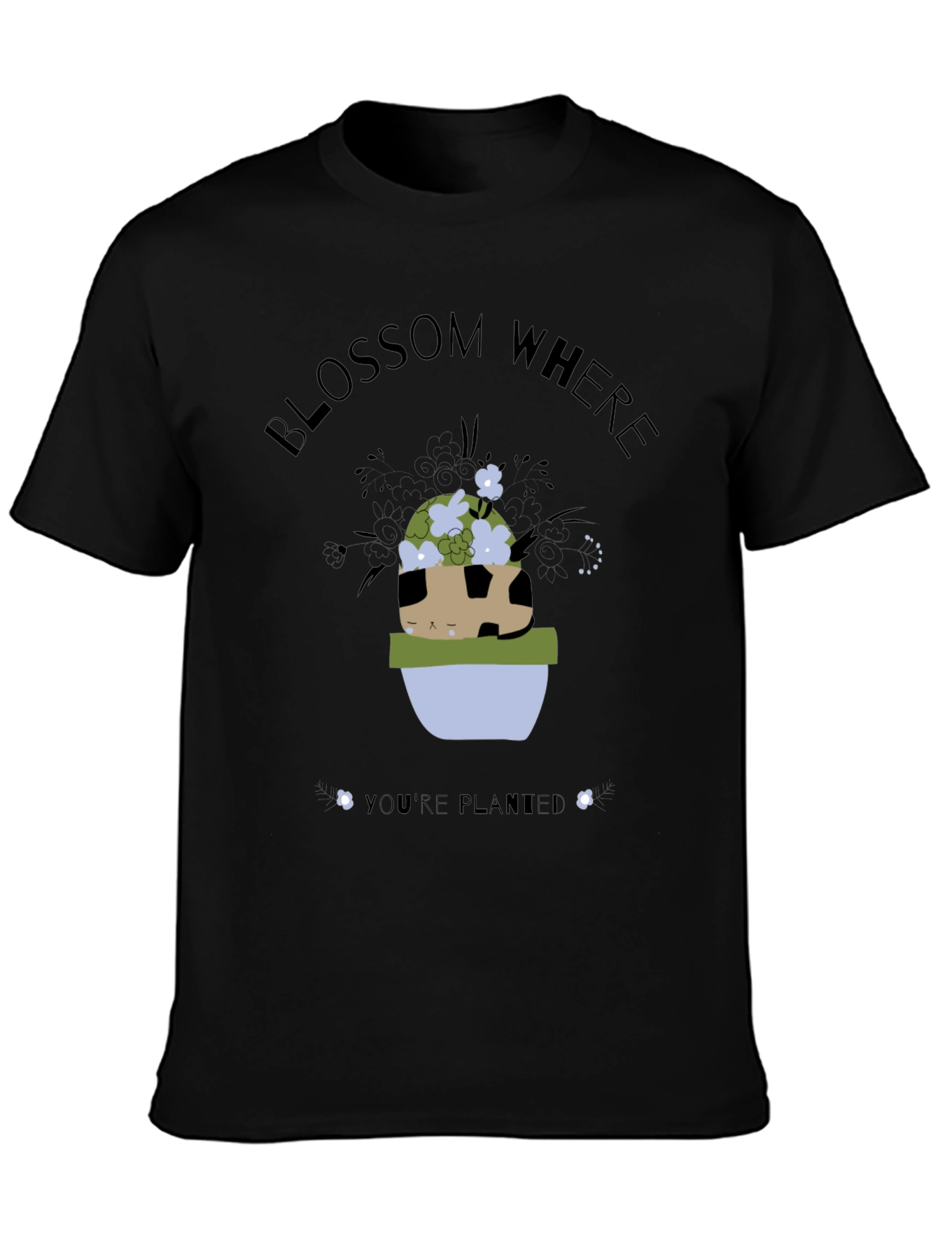 Blossom Where Youre Planted Graphic Tee
