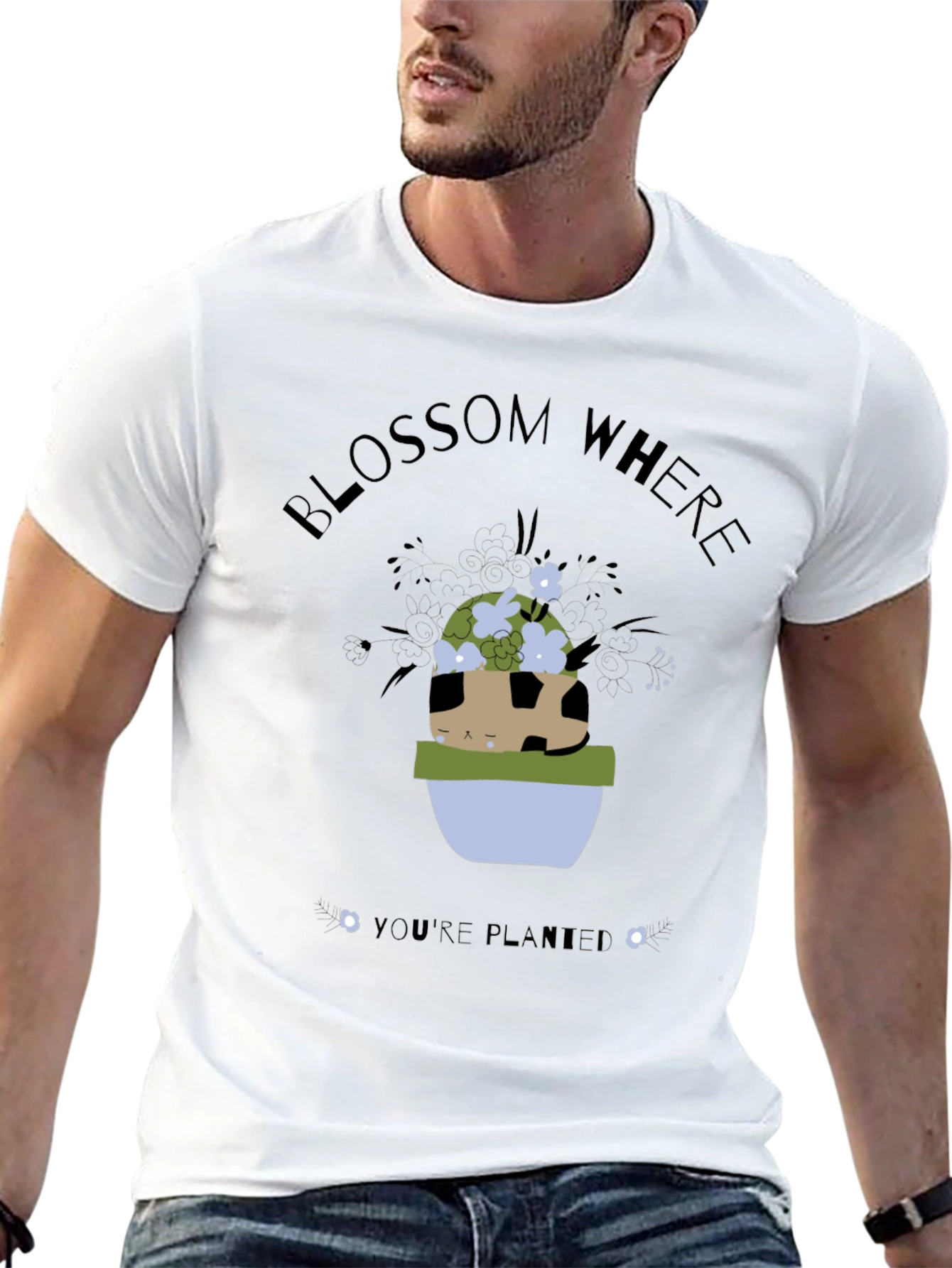 Blossom Where Youre Planted Graphic Tee