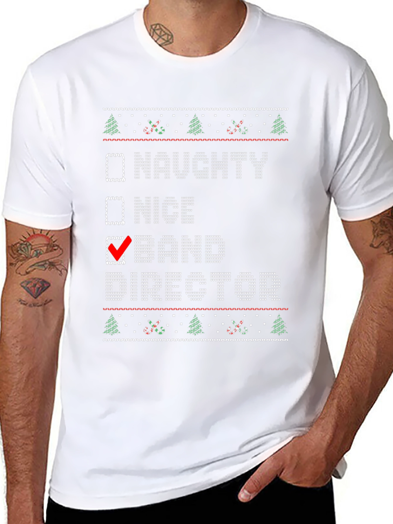 Band Director Ugly Christmas Sweater T-Shirt