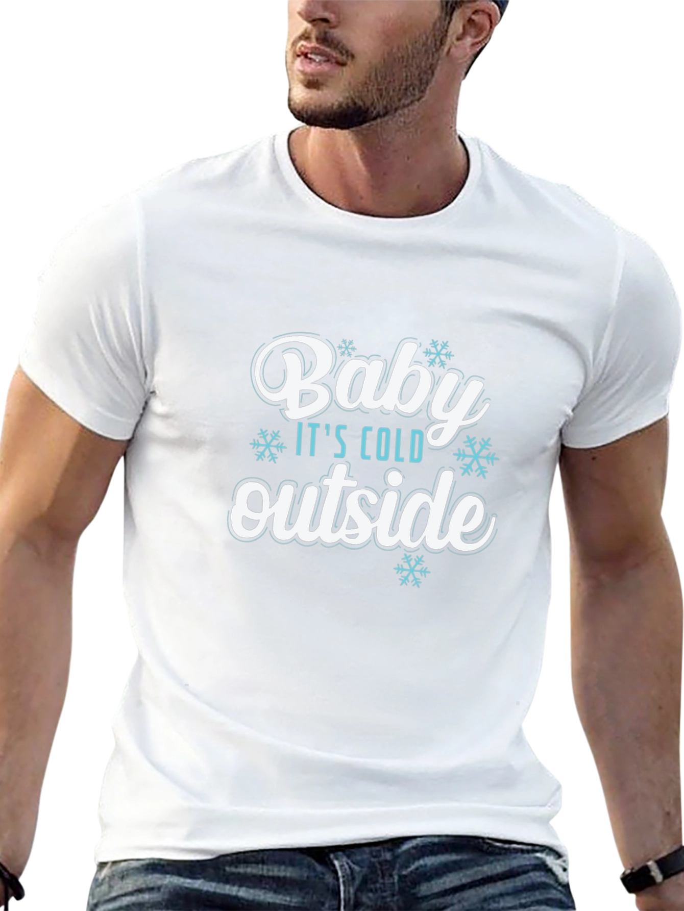 Baby Its Cold Outside T-Shirt - Winter Holiday Tee