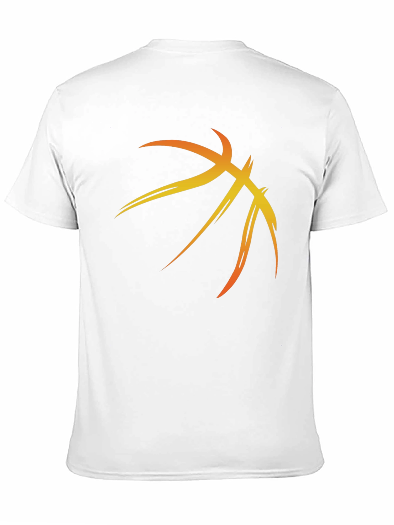 Basketball Graphic Tee - Black Cotton Blend Shirt
