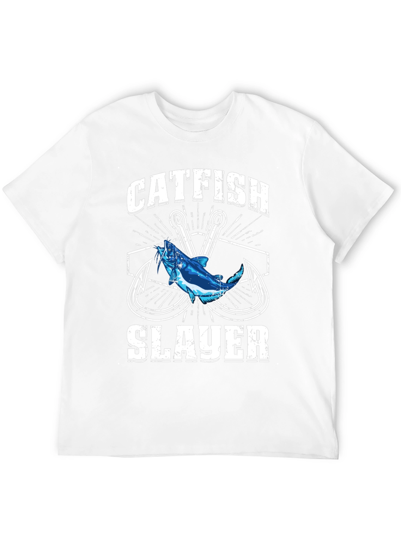Catfish Slayer Graphic Tee - Fishing Shirt