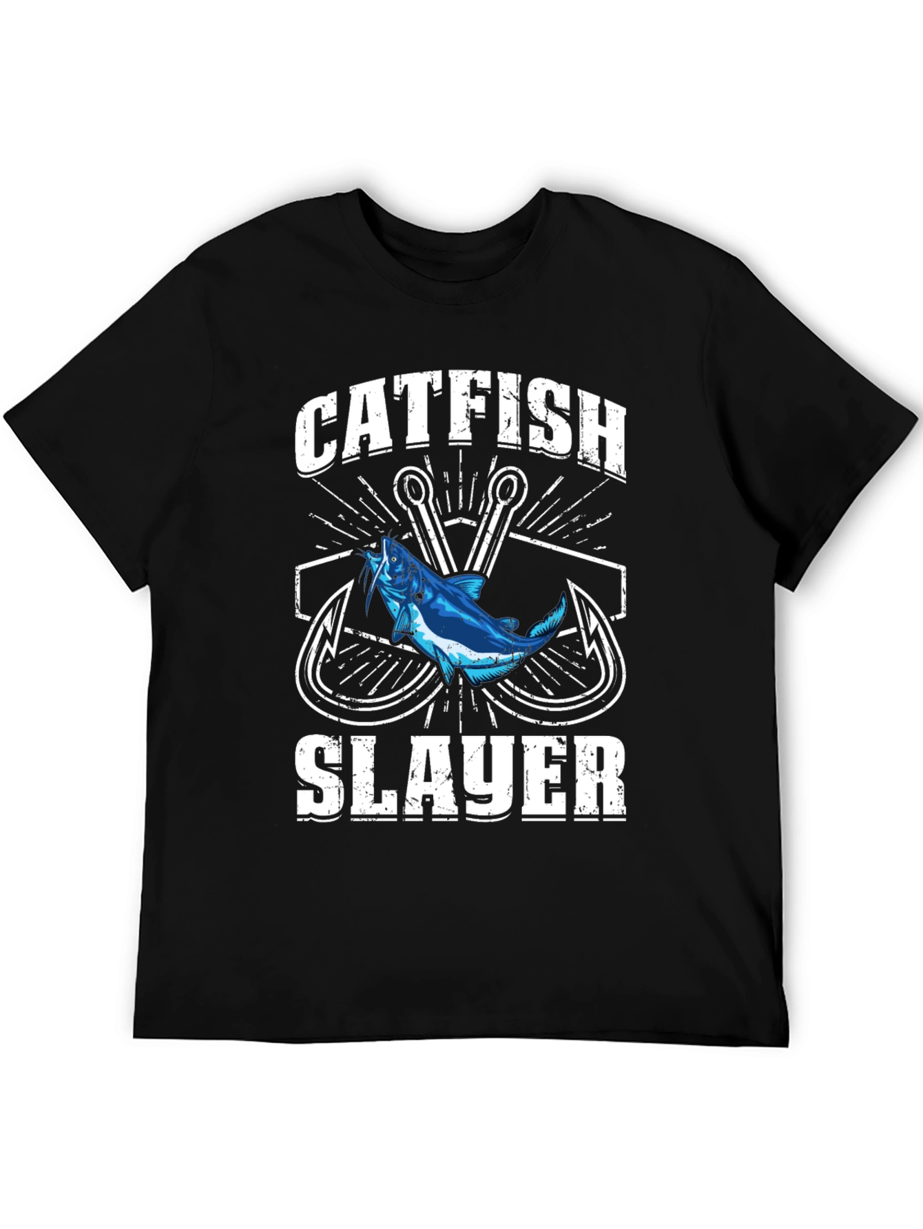 Catfish Slayer Graphic Tee - Fishing Shirt