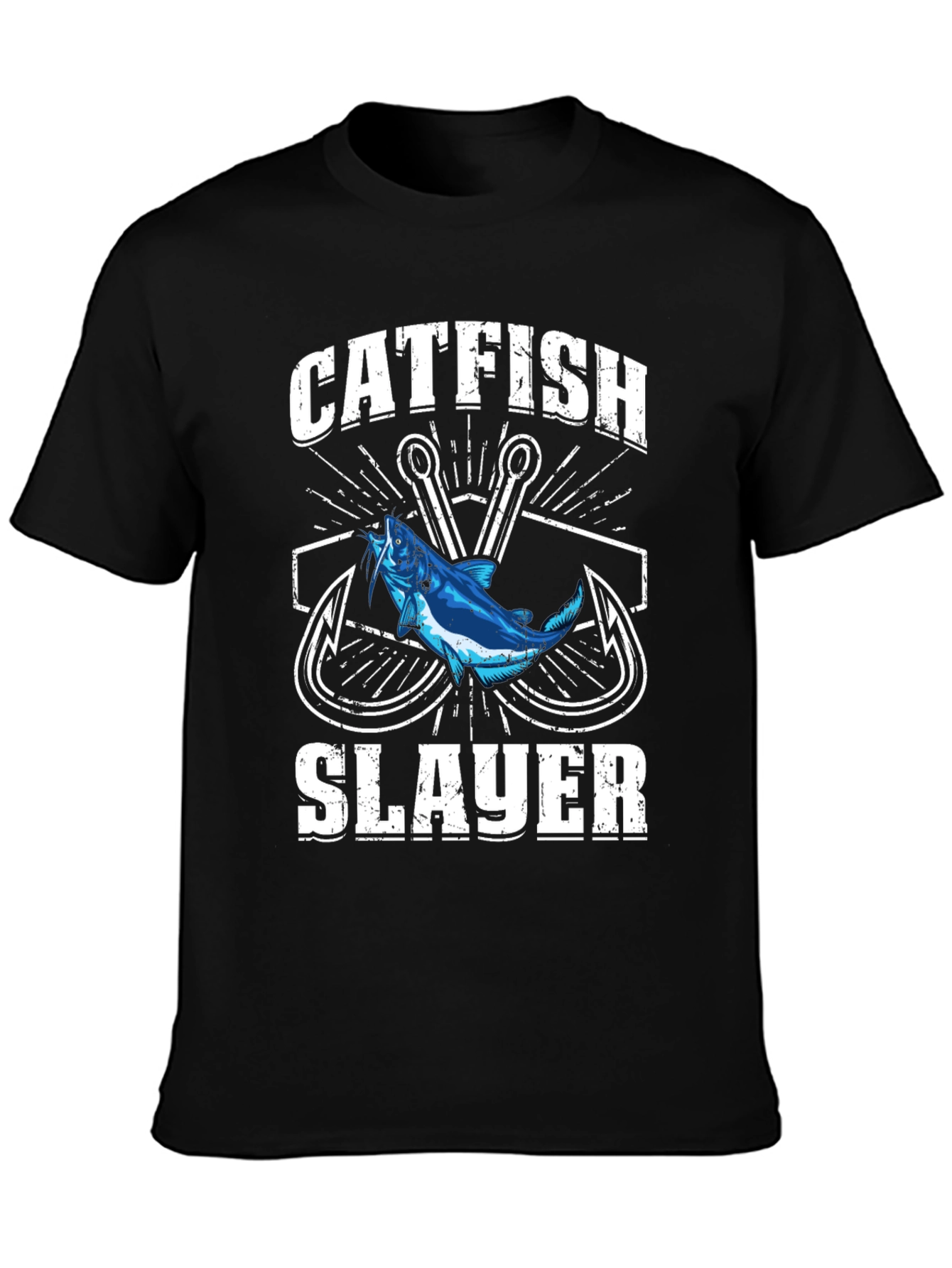 Catfish Slayer Graphic Tee - Fishing Shirt