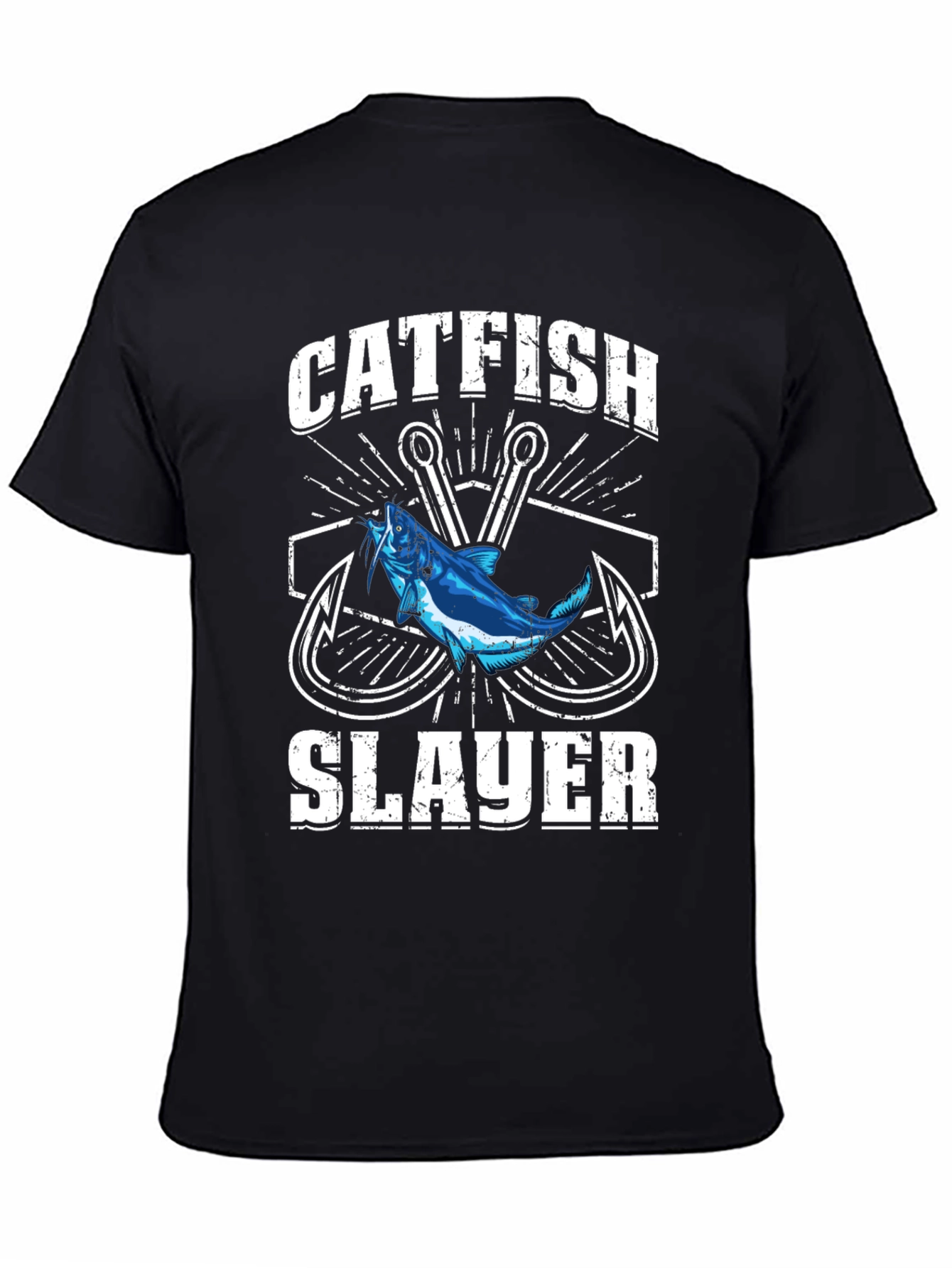 Catfish Slayer Graphic Tee - Fishing Shirt