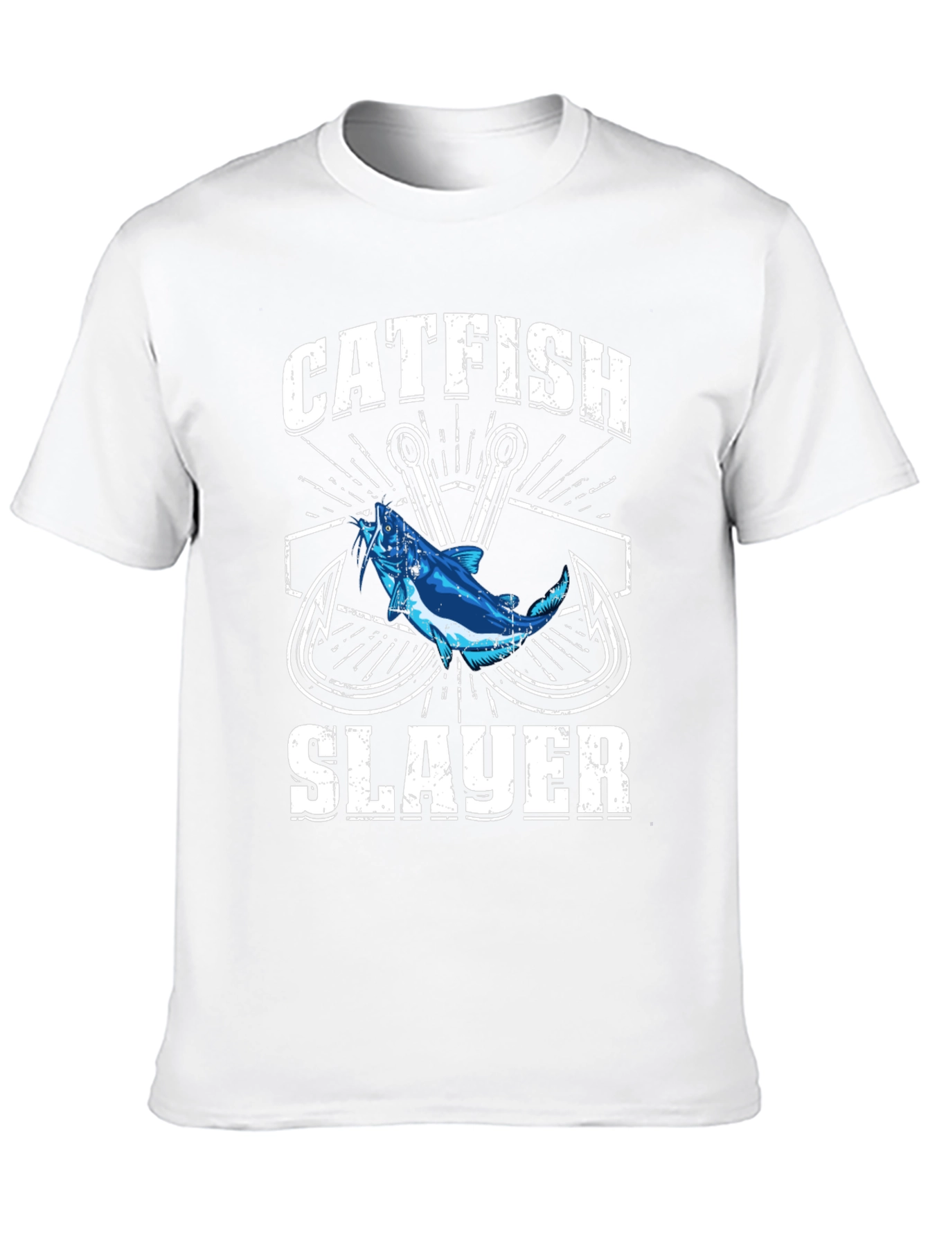 Catfish Slayer Graphic Tee - Fishing Shirt